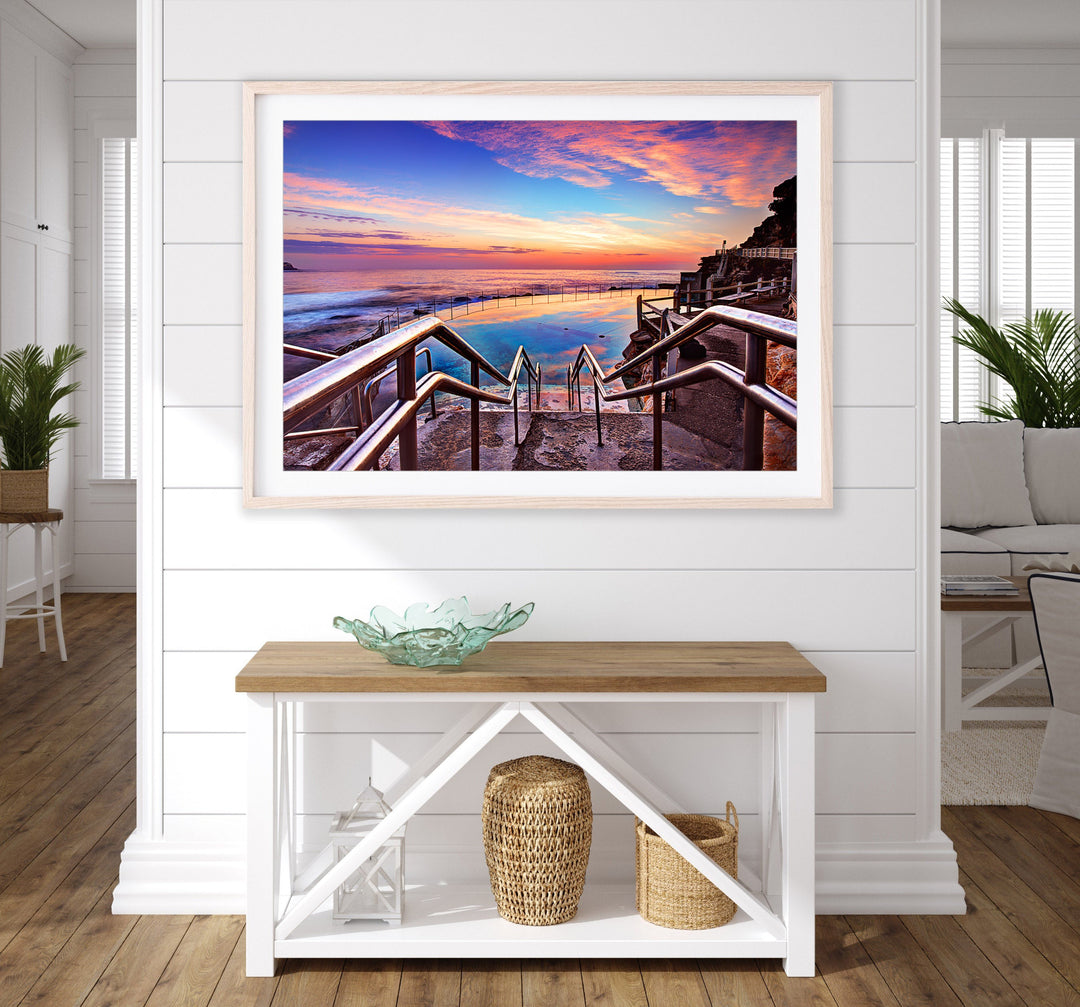Pink Diamond, Bronte Baths print