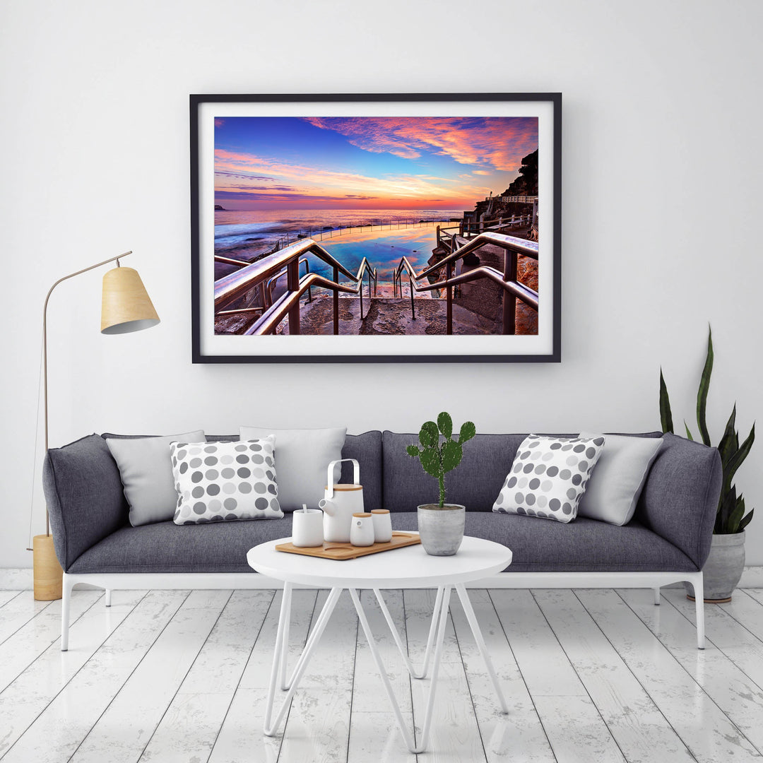 Pink Diamond, Bronte Baths print