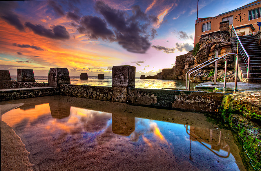 Pool Reflections, Coogee print