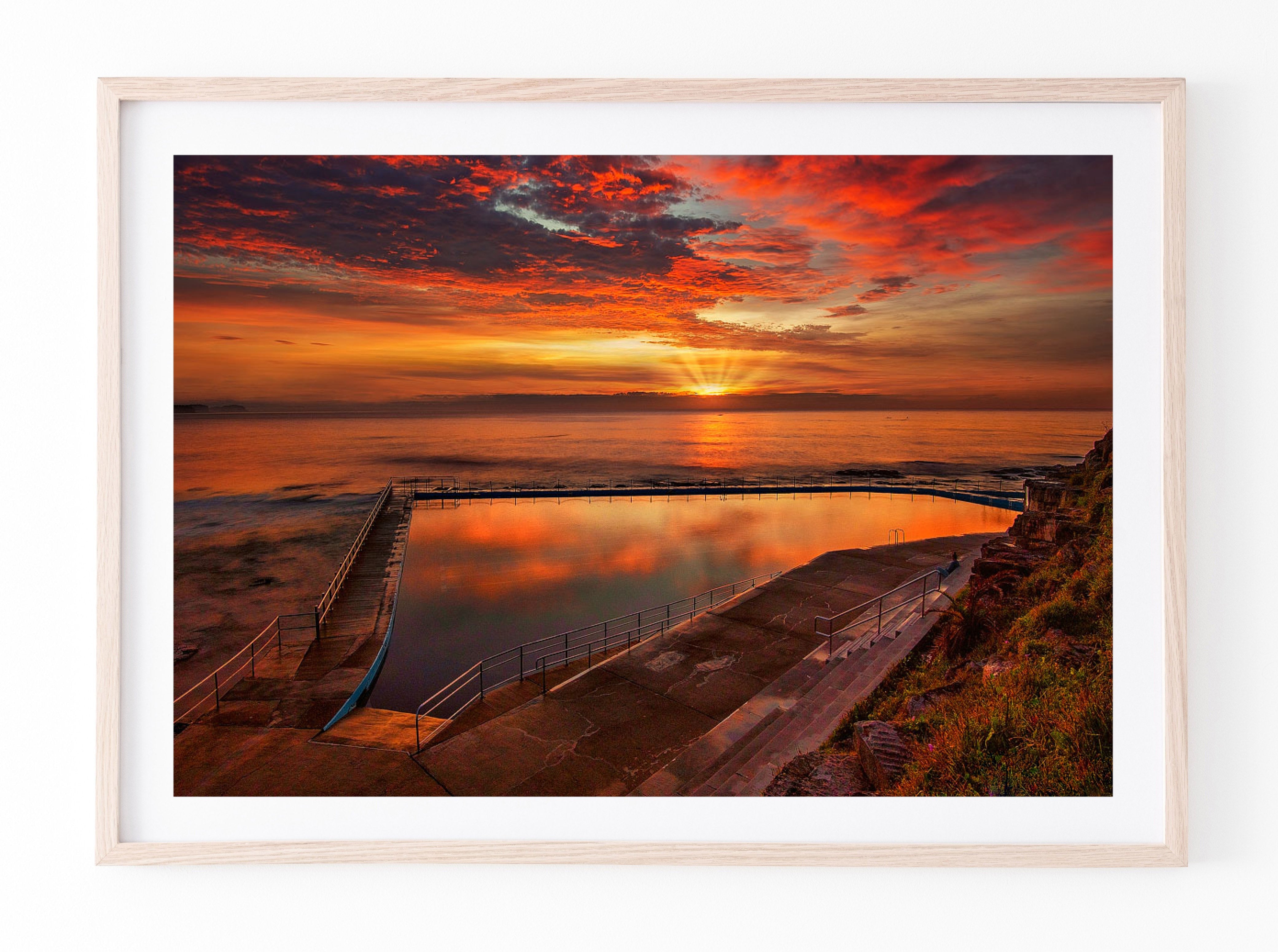 Pure Joy, Collaroy Rock Pool print