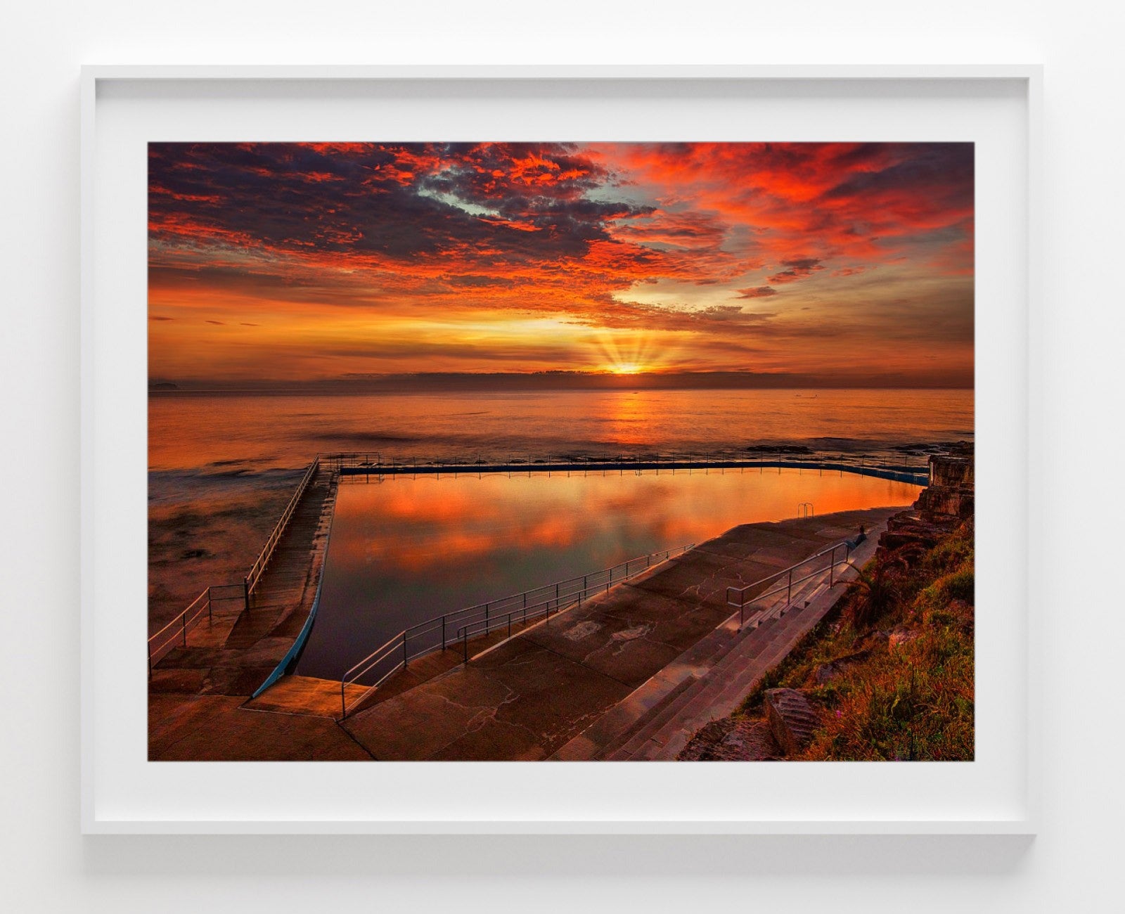Pure Joy, Collaroy Rock Pool print