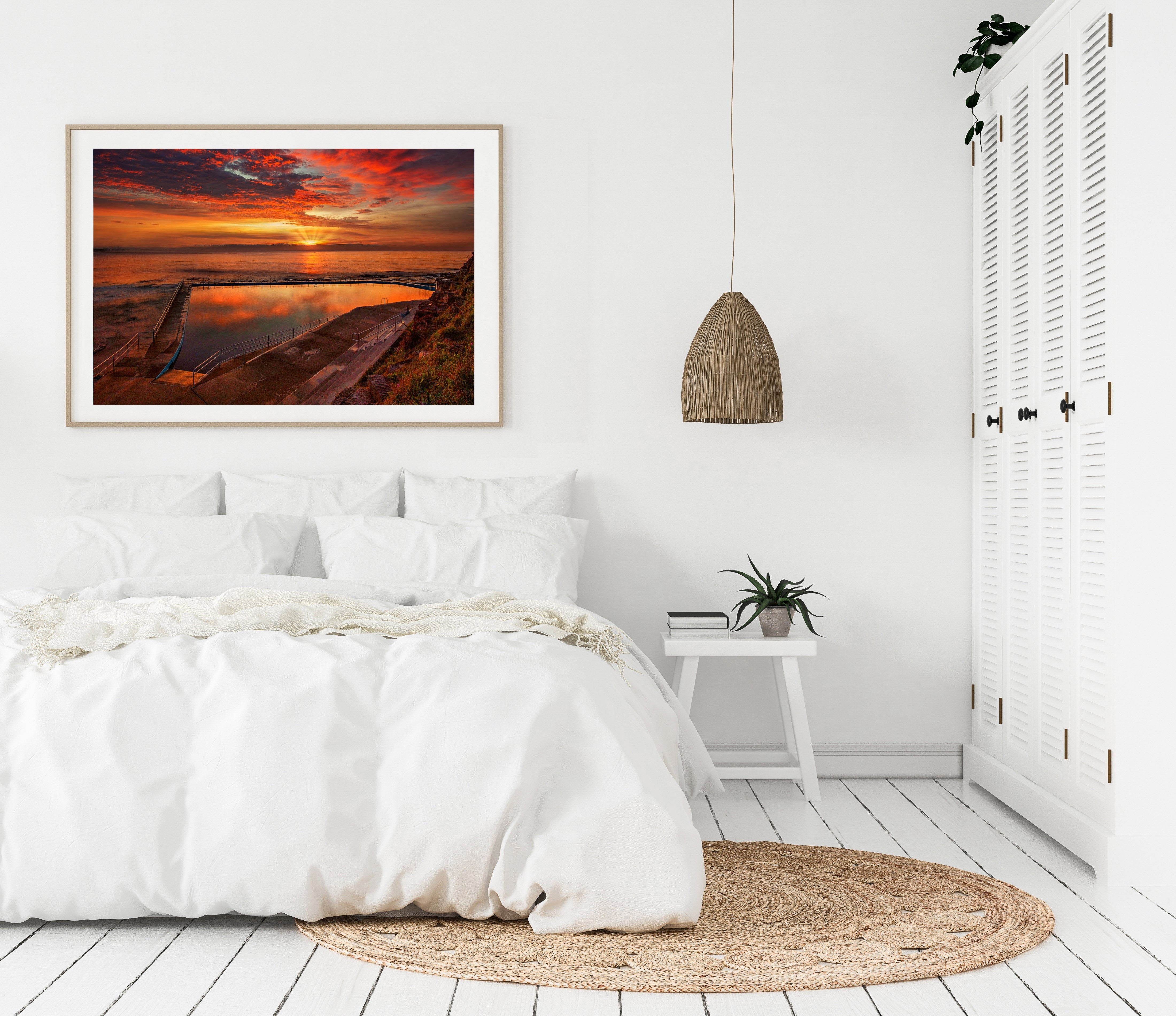 Pure Joy, Collaroy Rock Pool print