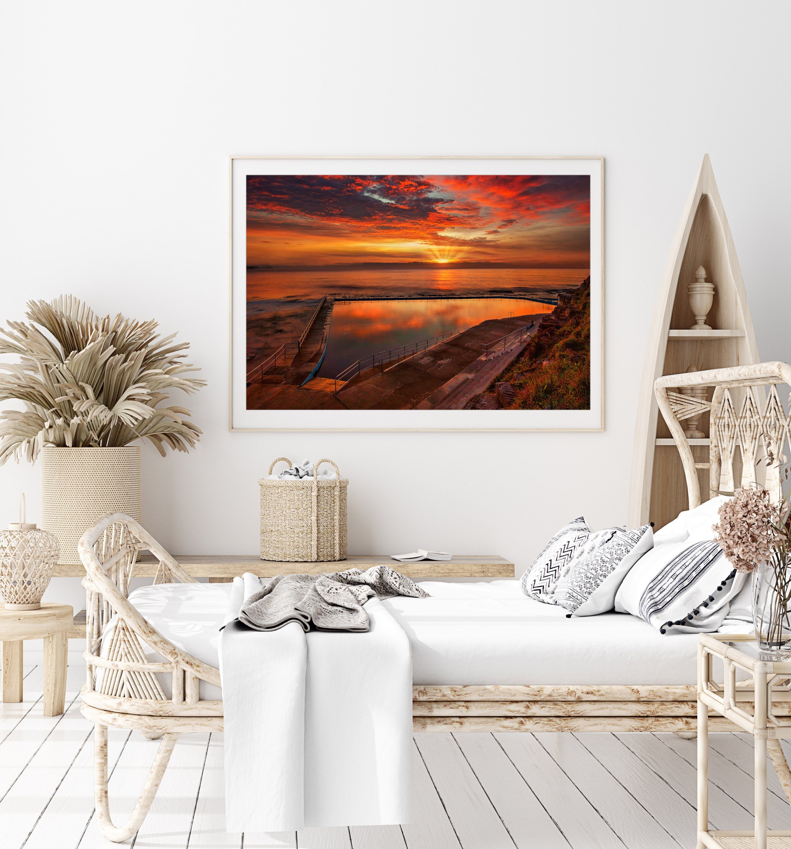 Pure Joy, Collaroy Rock Pool print