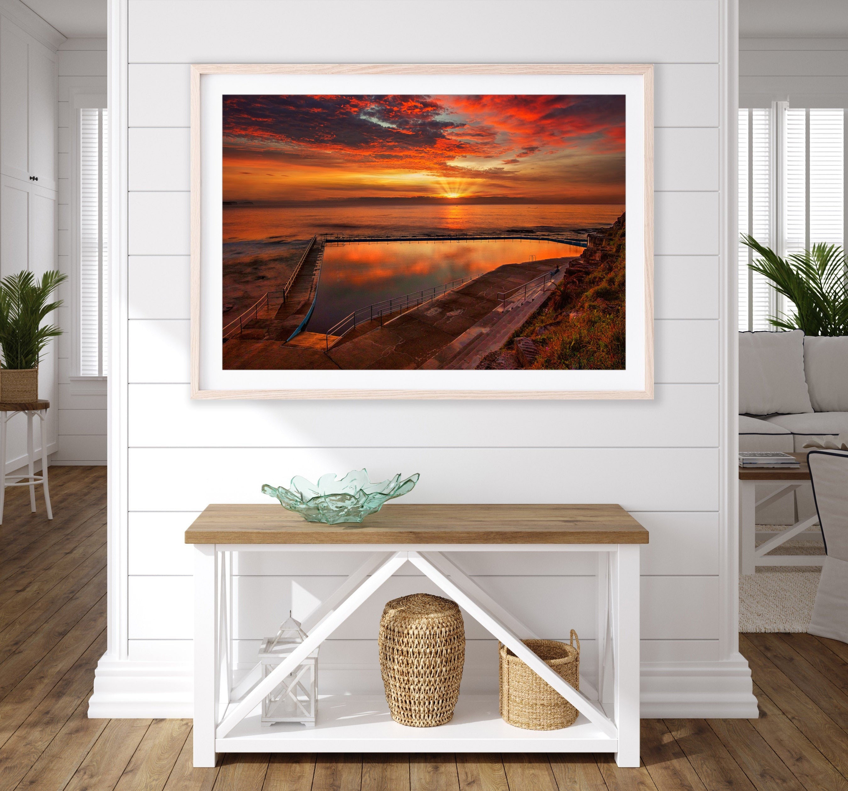 Pure Joy, Collaroy Rock Pool print