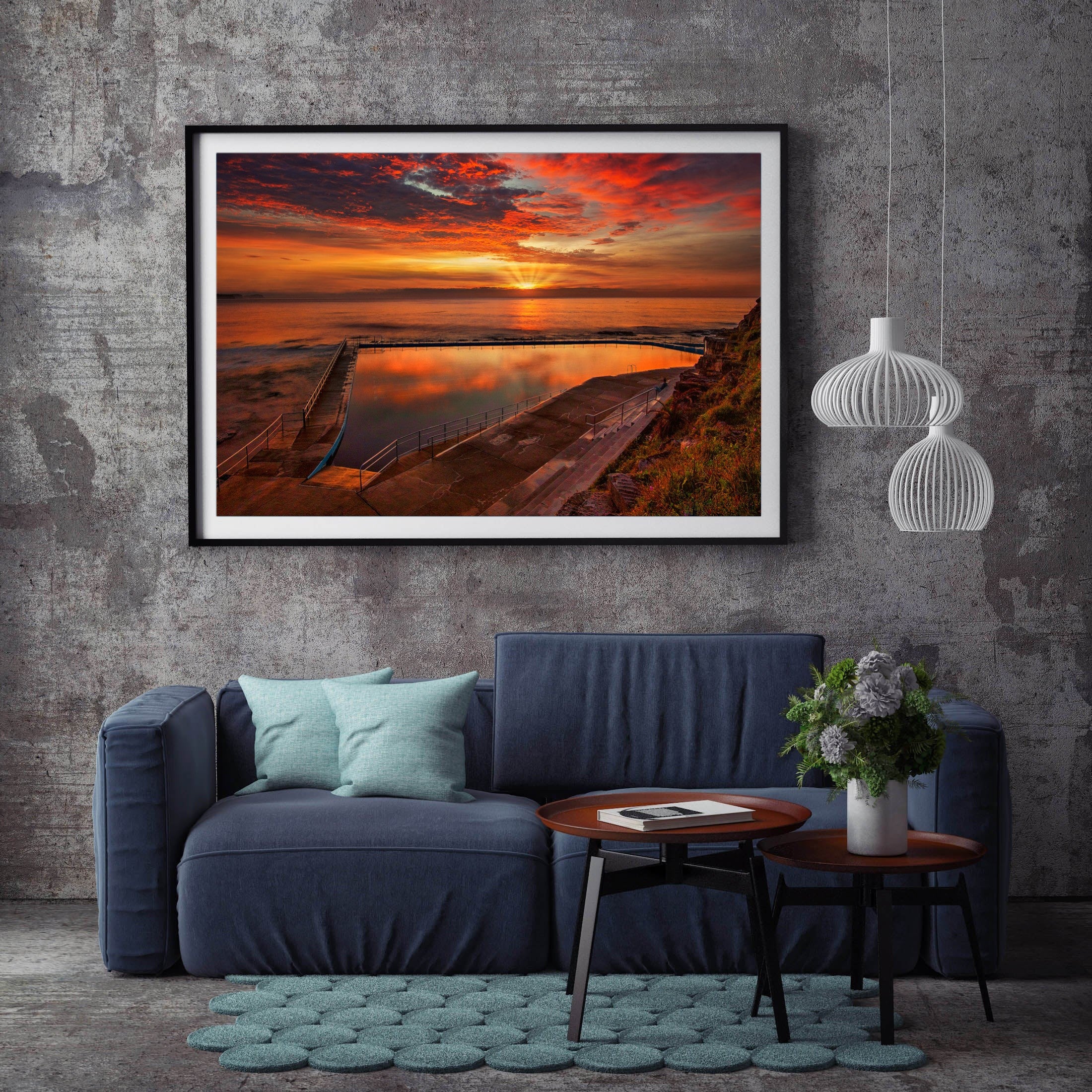Pure Joy, Collaroy Rock Pool print