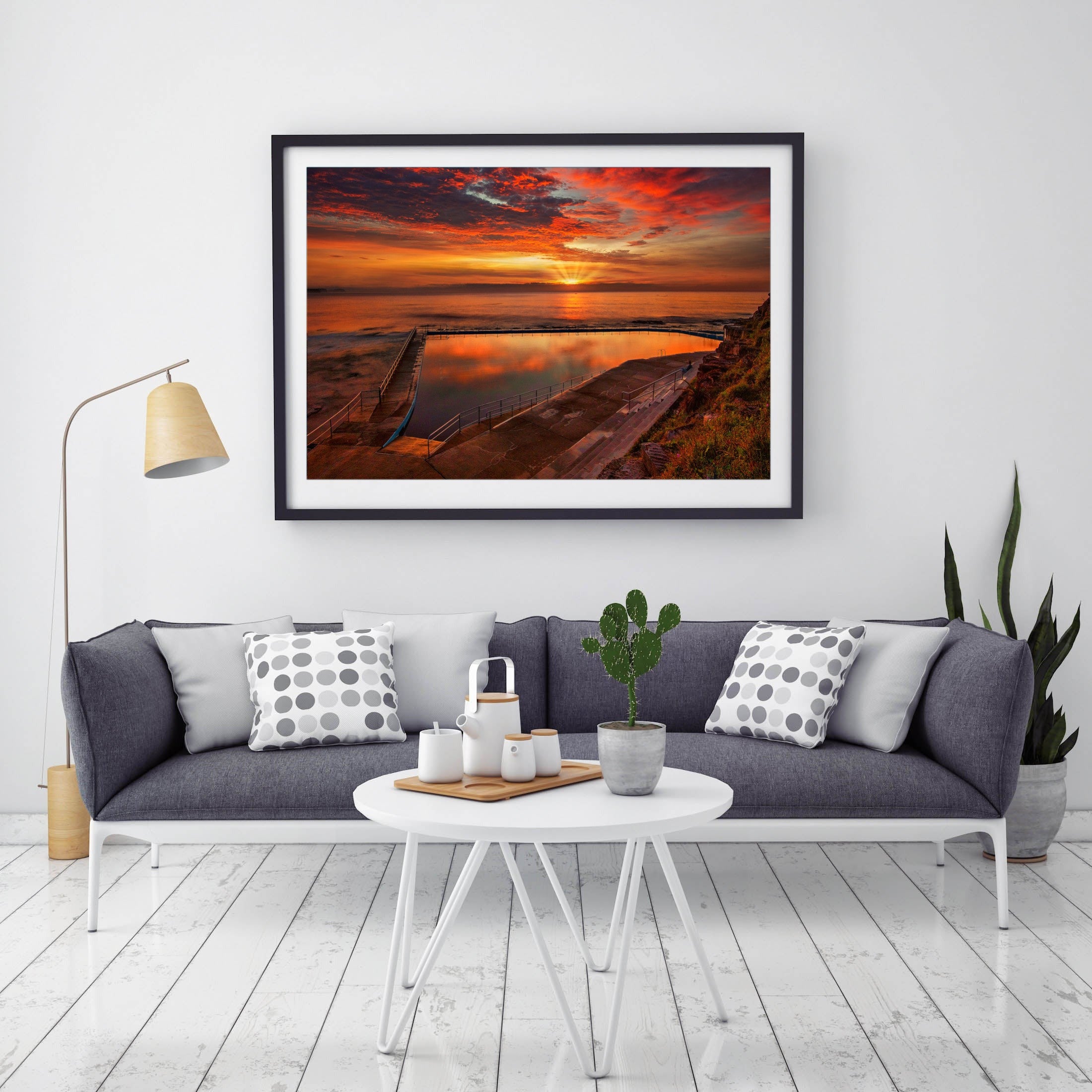 Pure Joy, Collaroy Rock Pool print