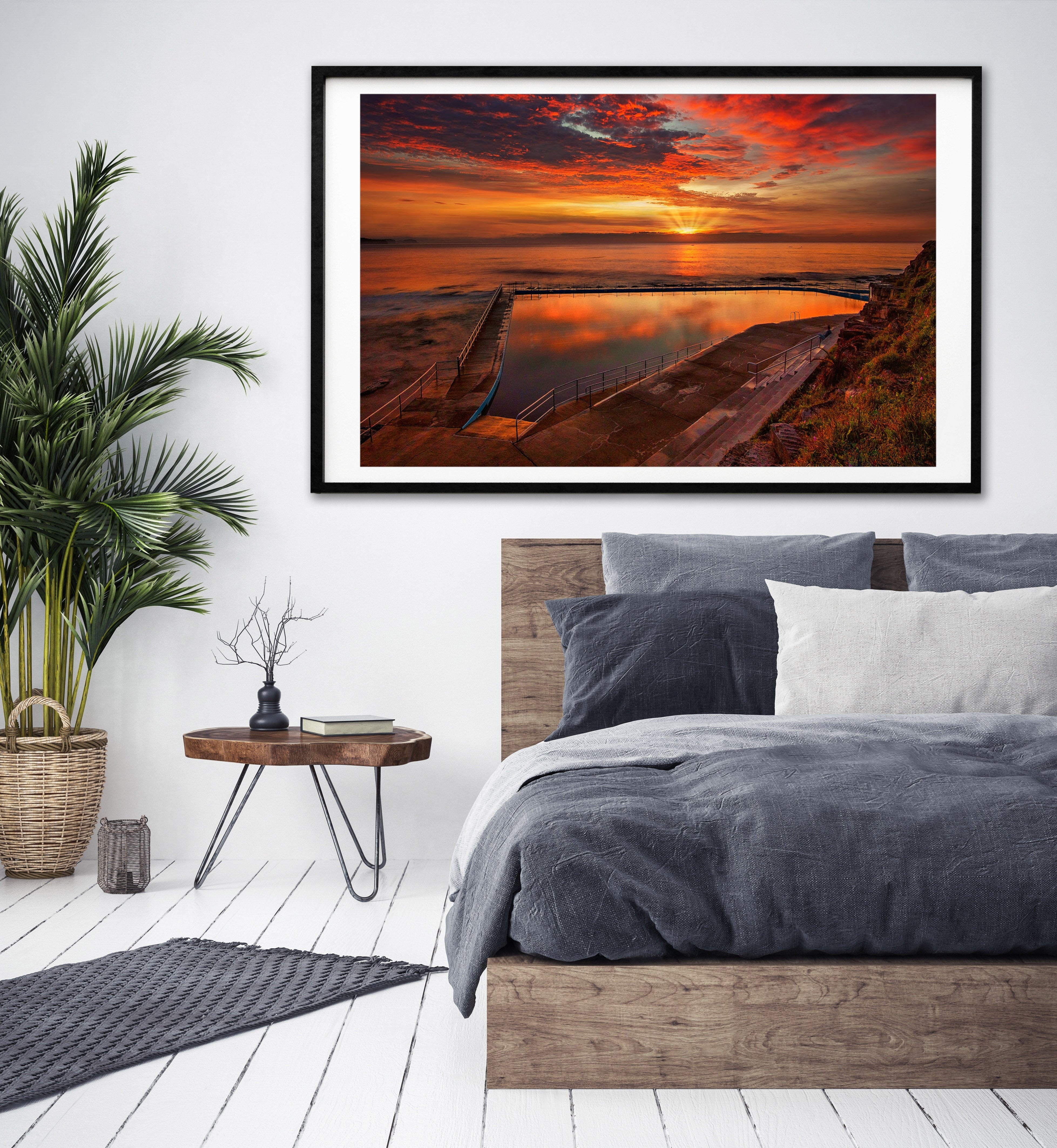 Pure Joy, Collaroy Rock Pool print