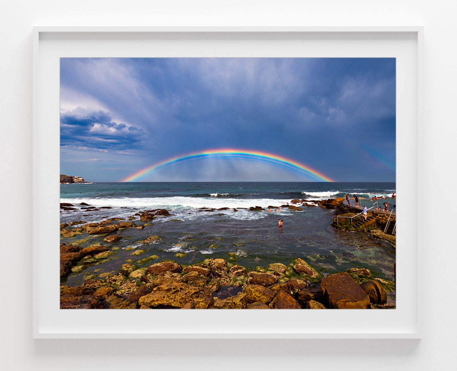 Rainbow Embrace, Bronte Baths print