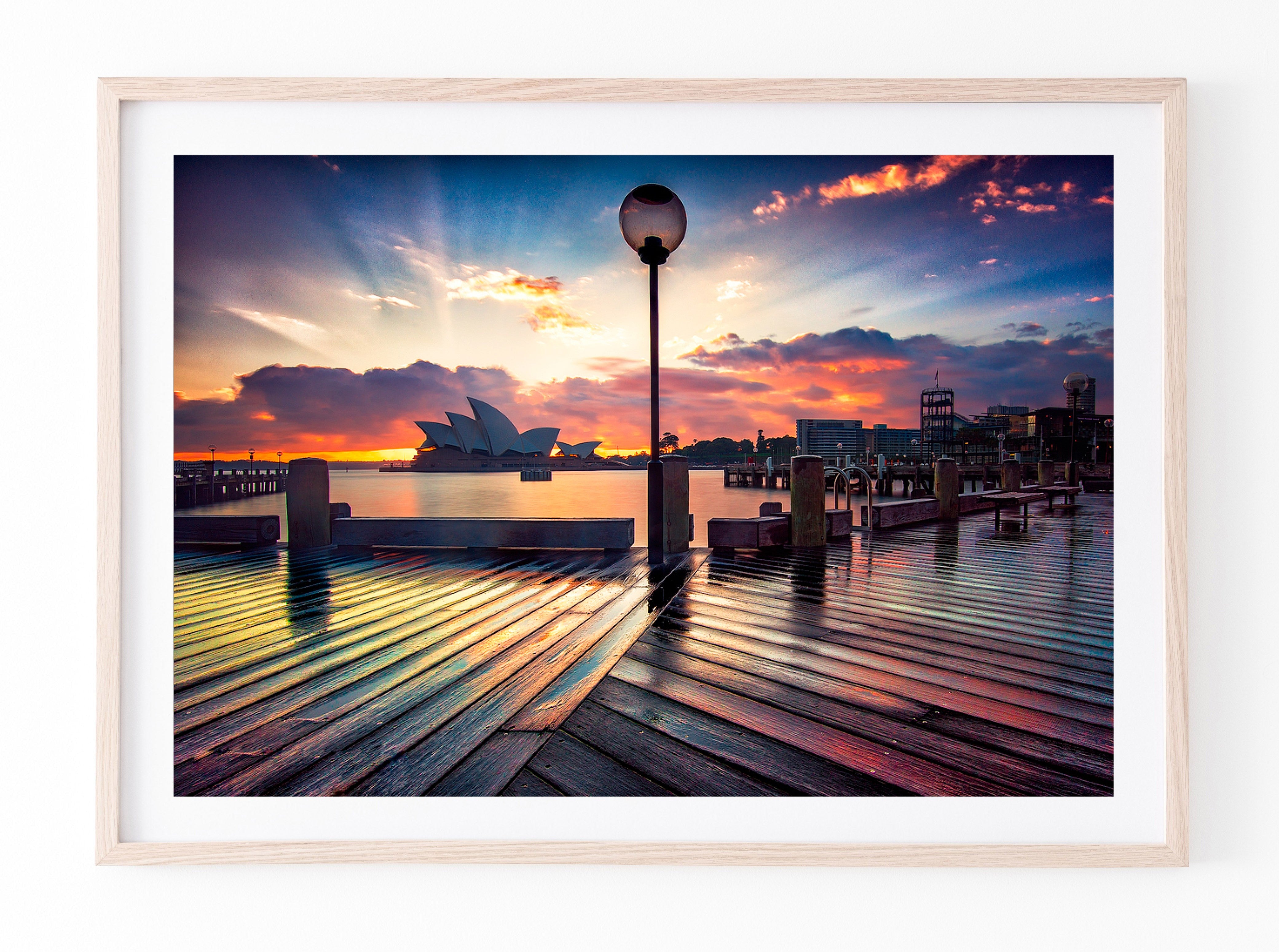 Rainy, Sydney Harbour print