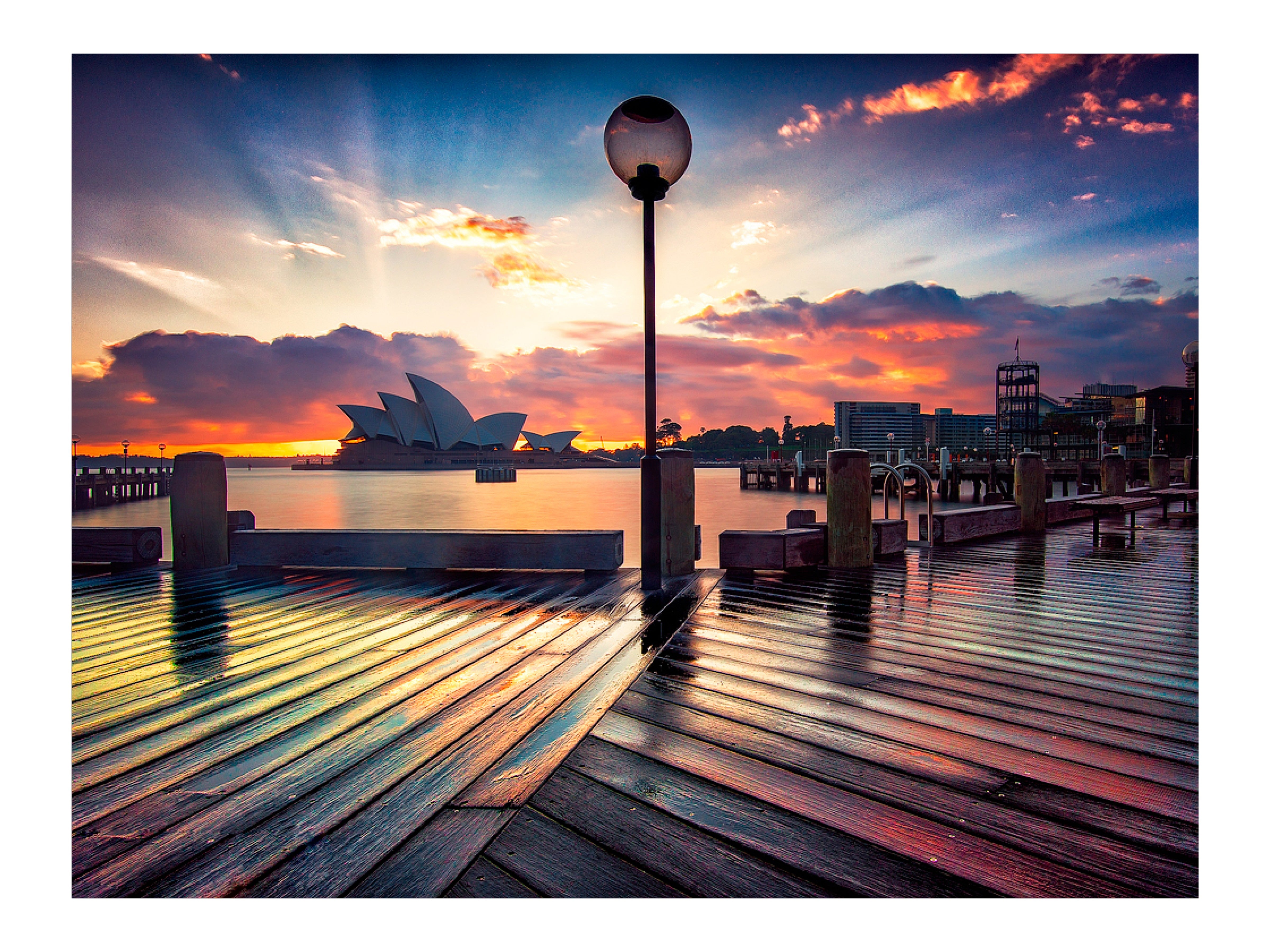 Rainy, Sydney Harbour print