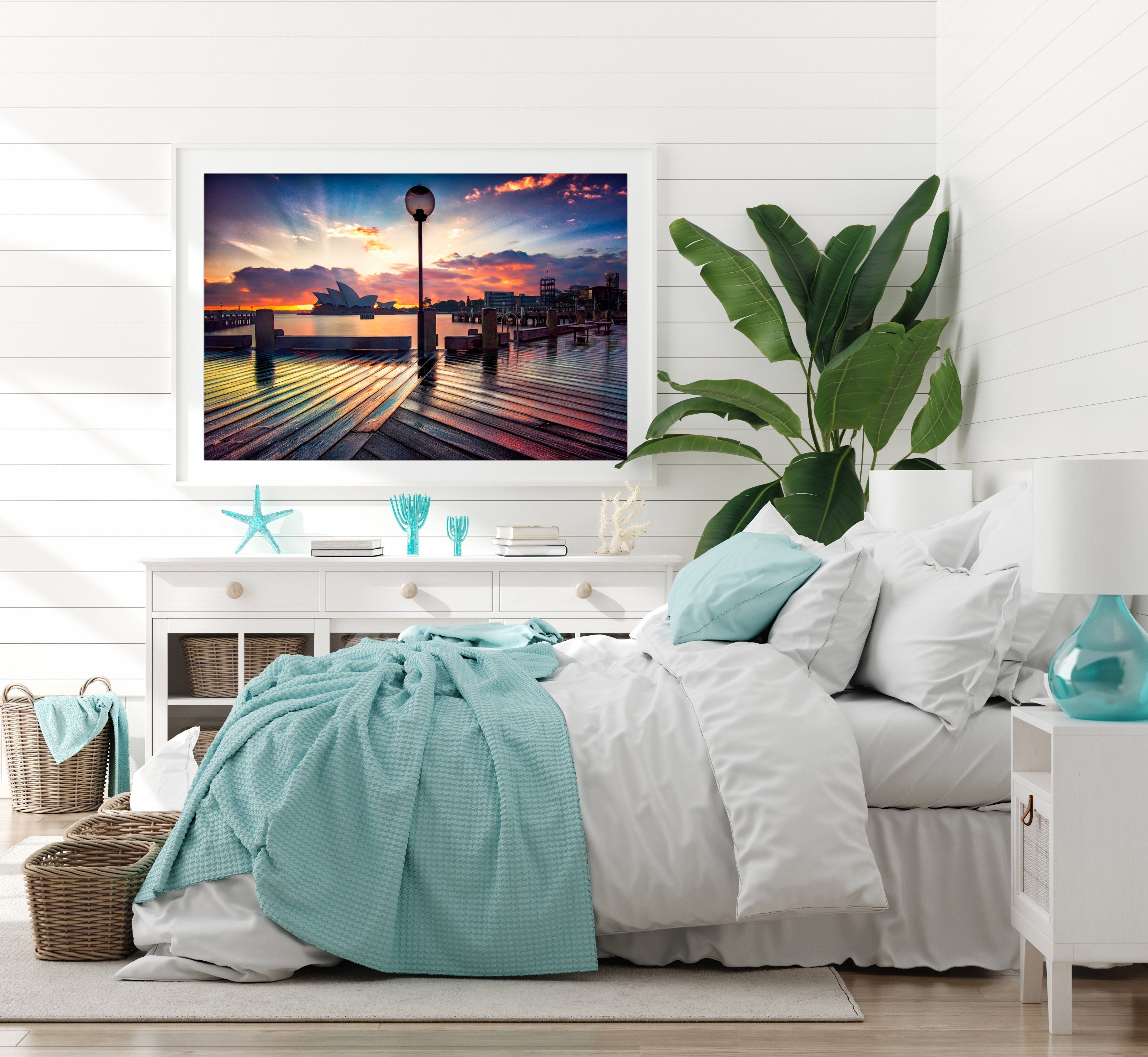 Rainy, Sydney Harbour print