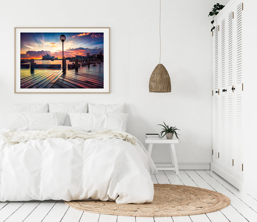 Rainy, Sydney Harbour print