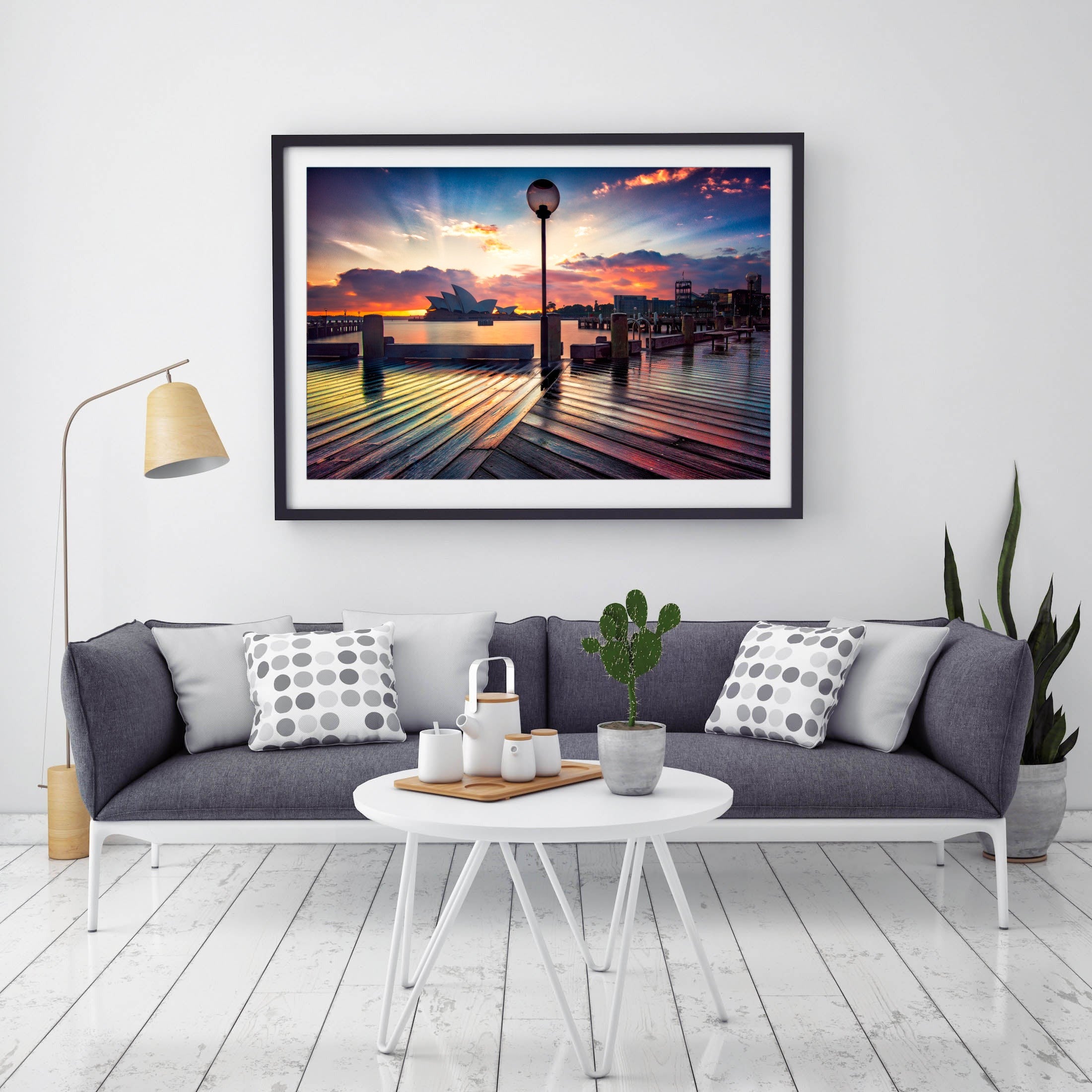 Rainy, Sydney Harbour print