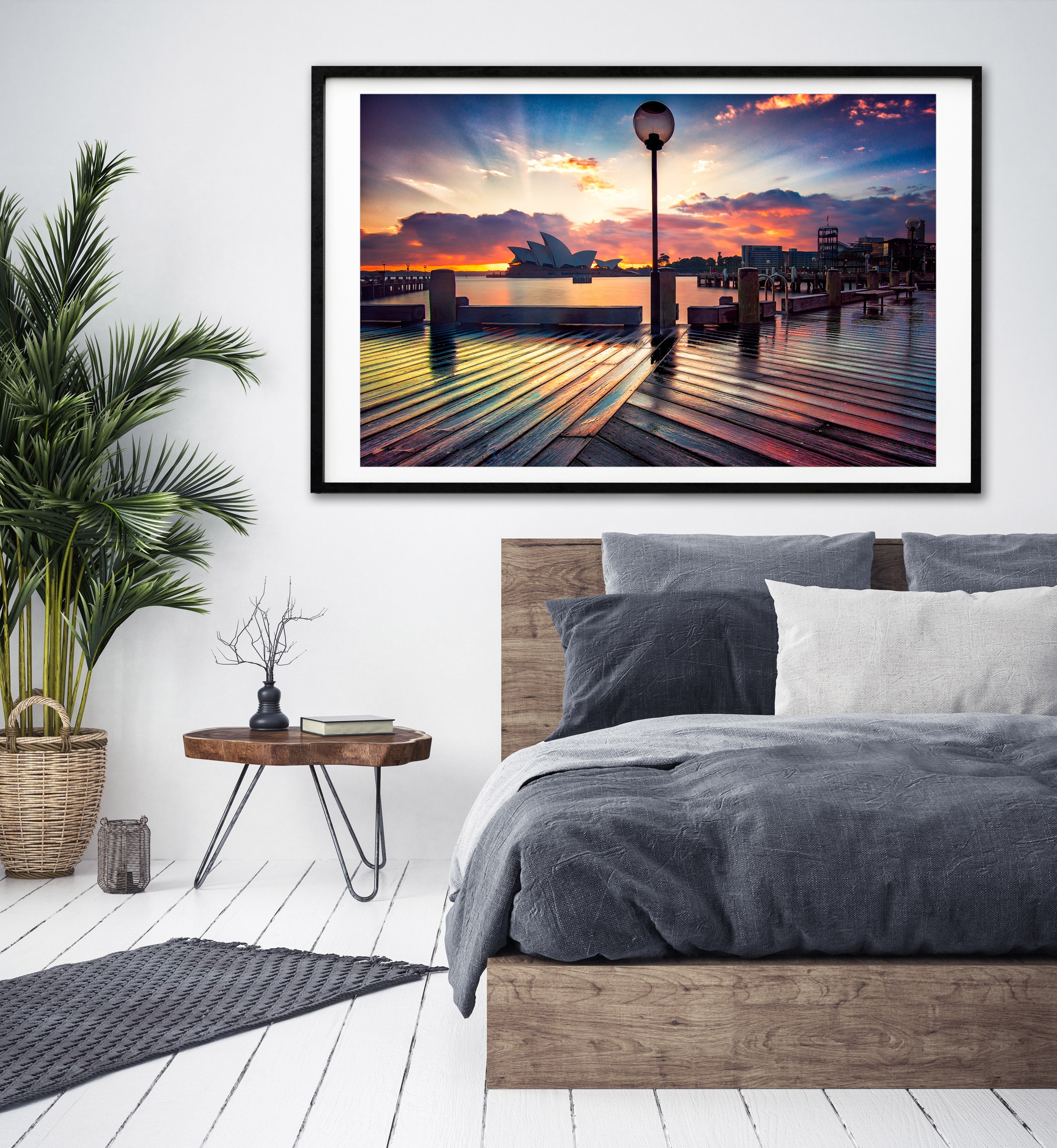 Rainy, Sydney Harbour print