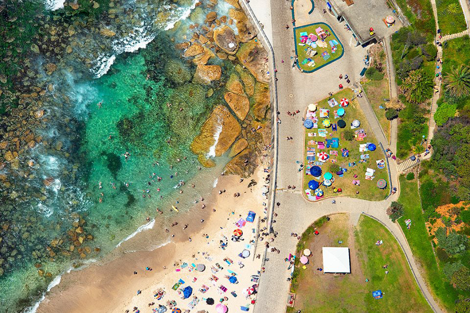 Shapes, Bronte Baths print