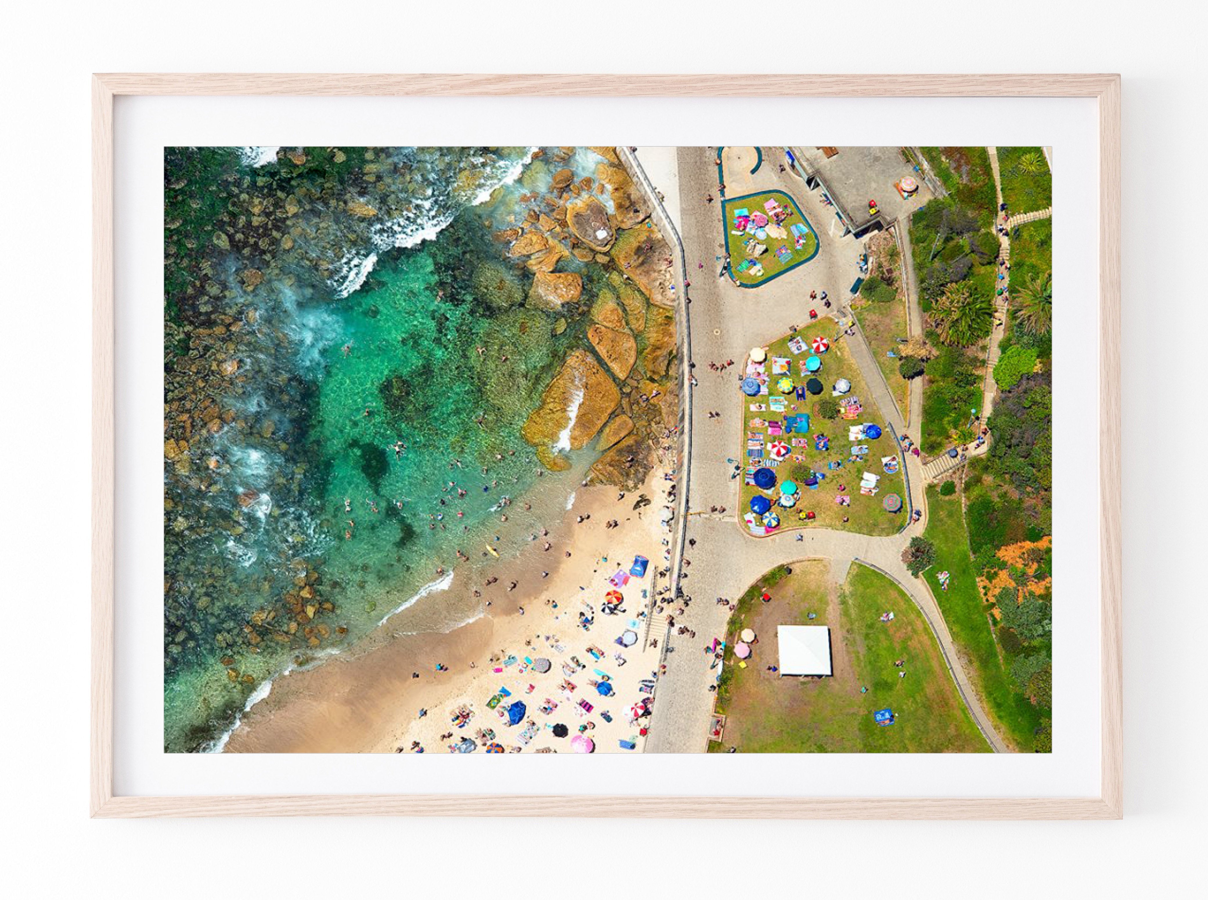 Shapes, Bronte Baths print