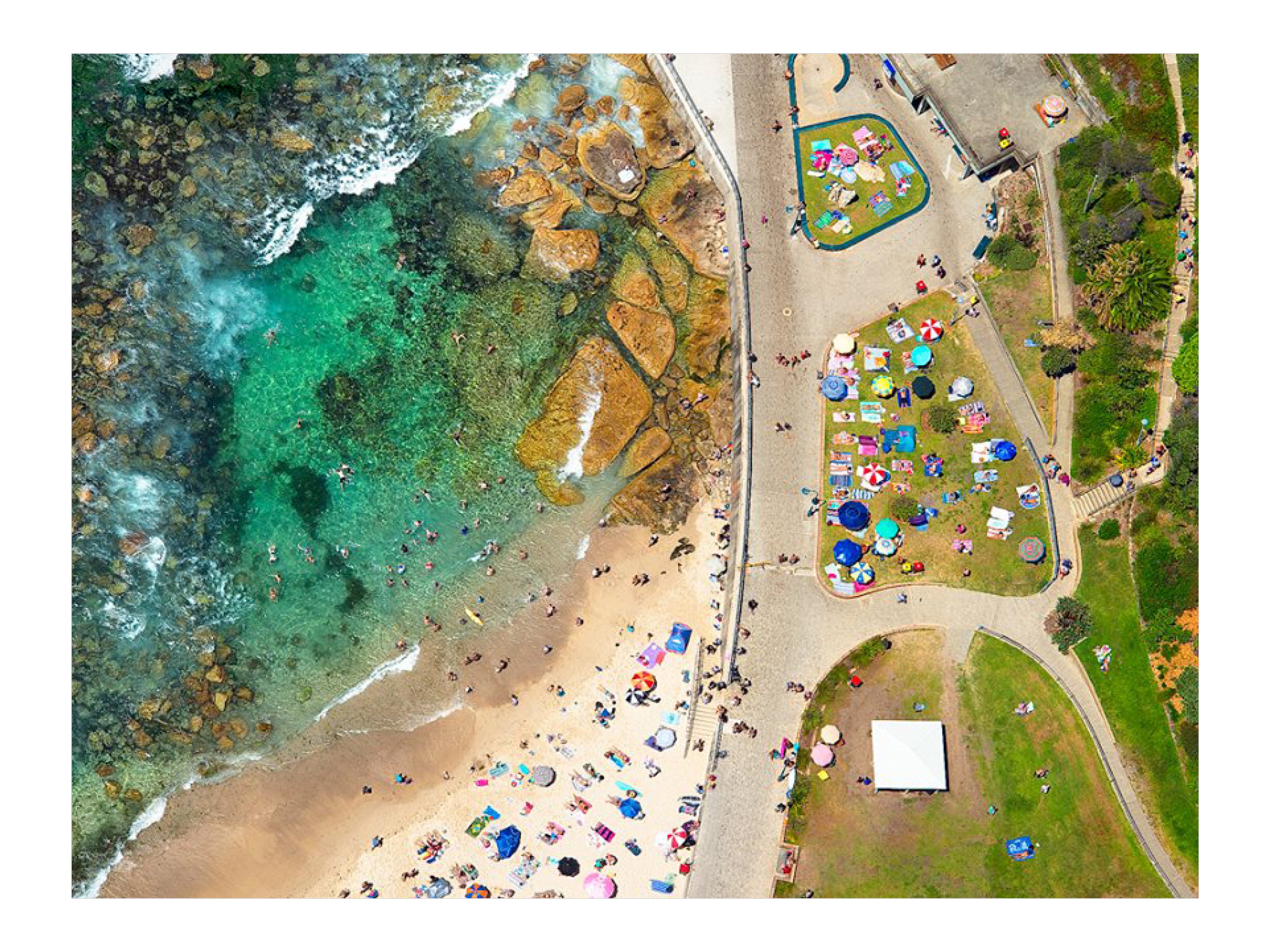 Shapes, Bronte Baths print