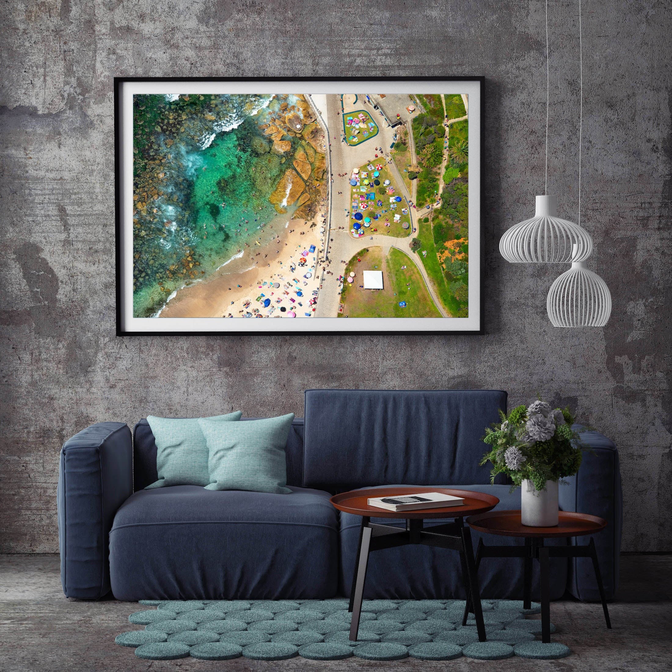 Shapes, Bronte Baths print