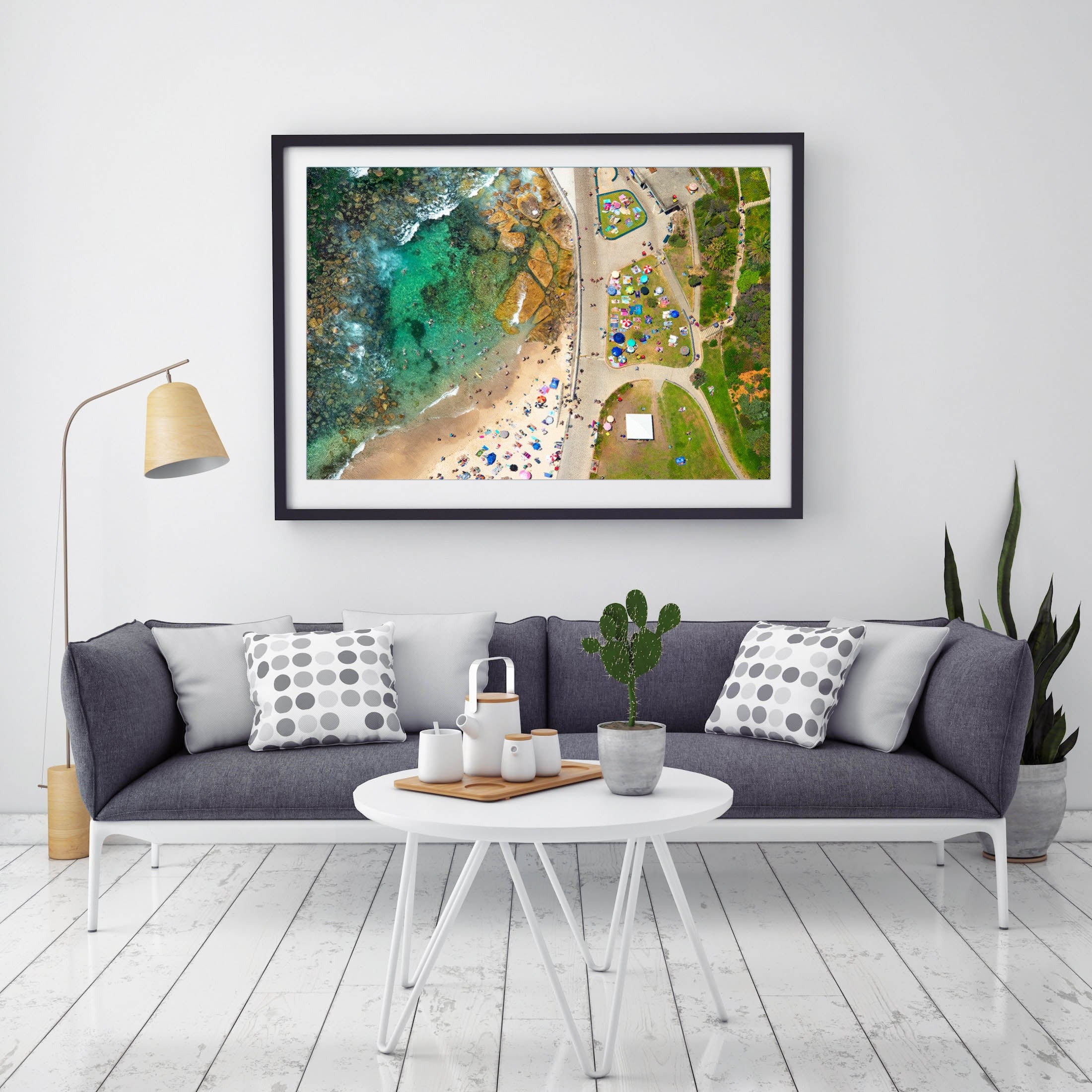 Shapes, Bronte Baths print
