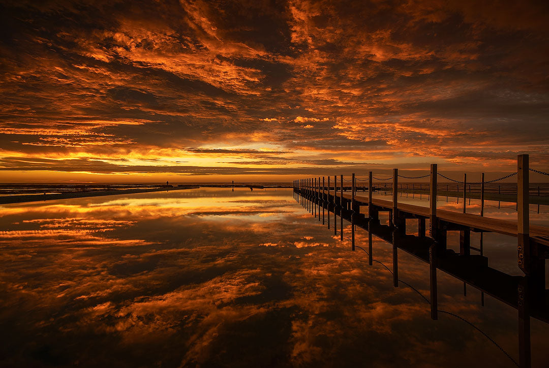 Sheer Perfection, Narrabeen Rock Pool print