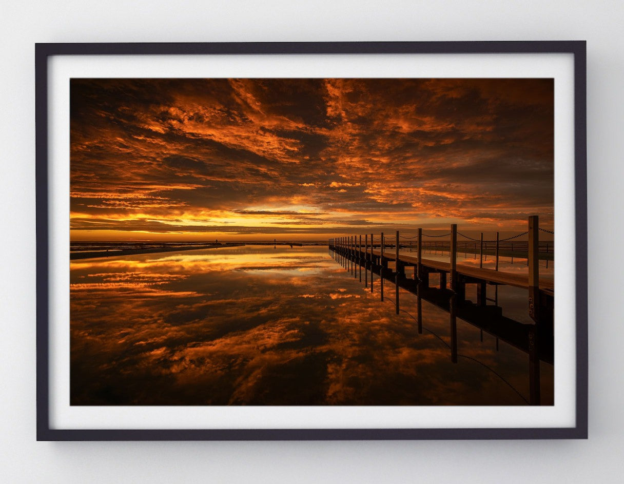 Sheer Perfection, Narrabeen Rock Pool print