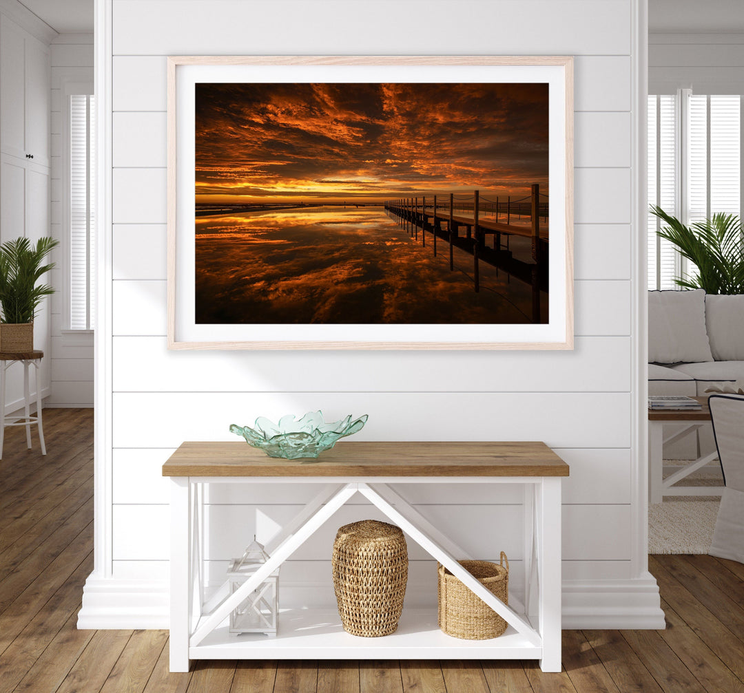 Sheer Perfection, Narrabeen Rock Pool print