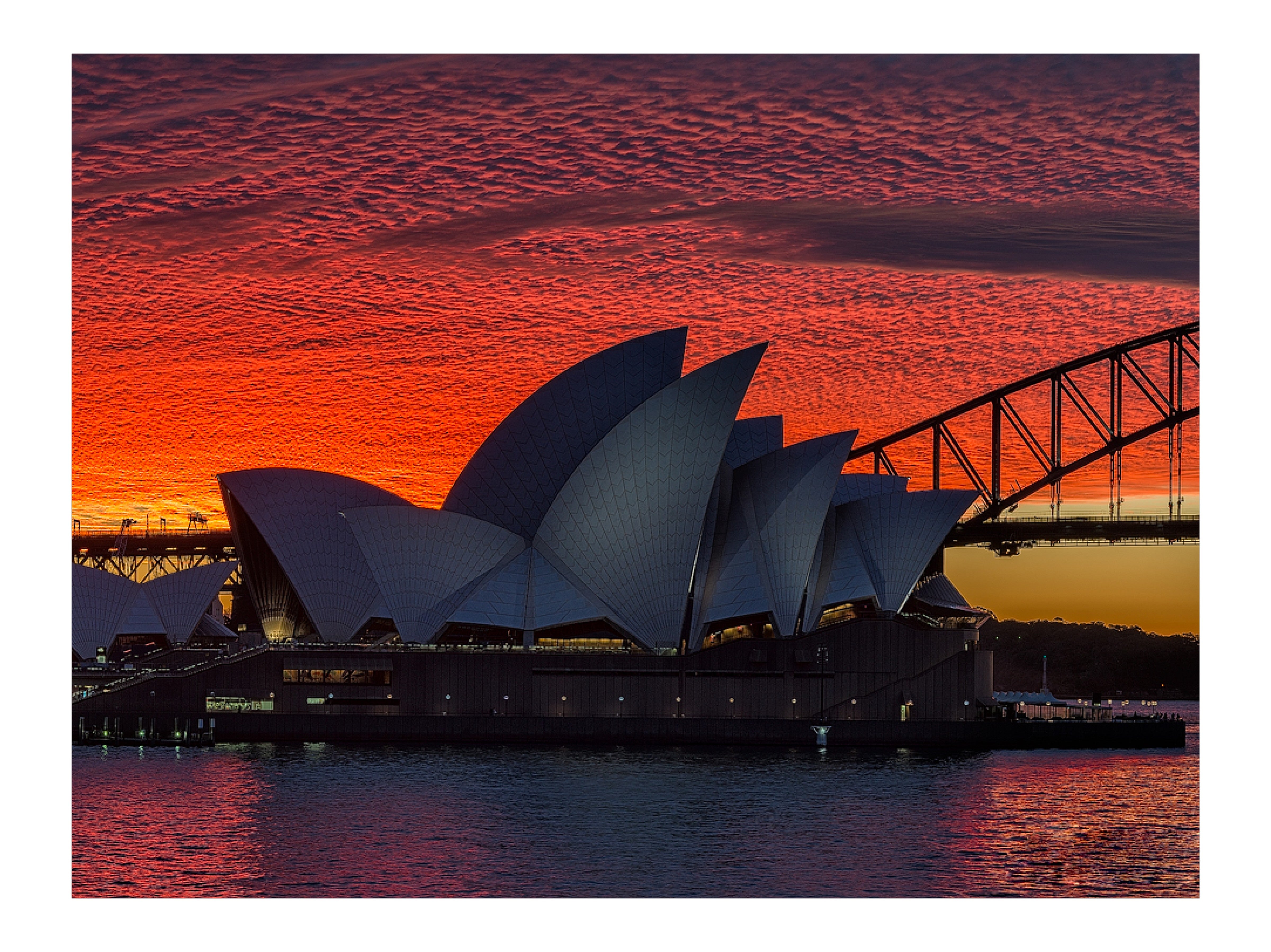 Simply Red, Sydney Harbour print