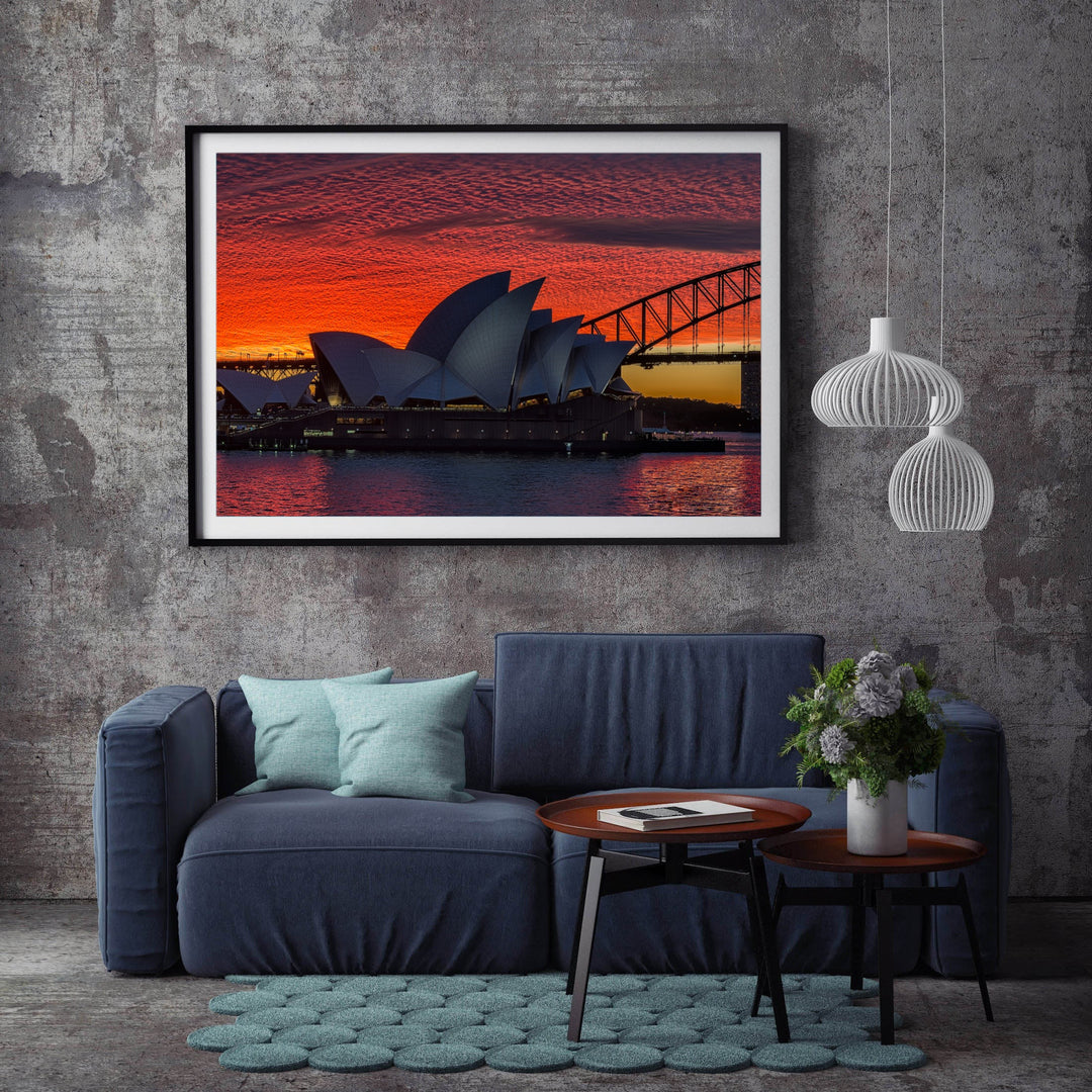 Simply Red, Sydney Harbour print