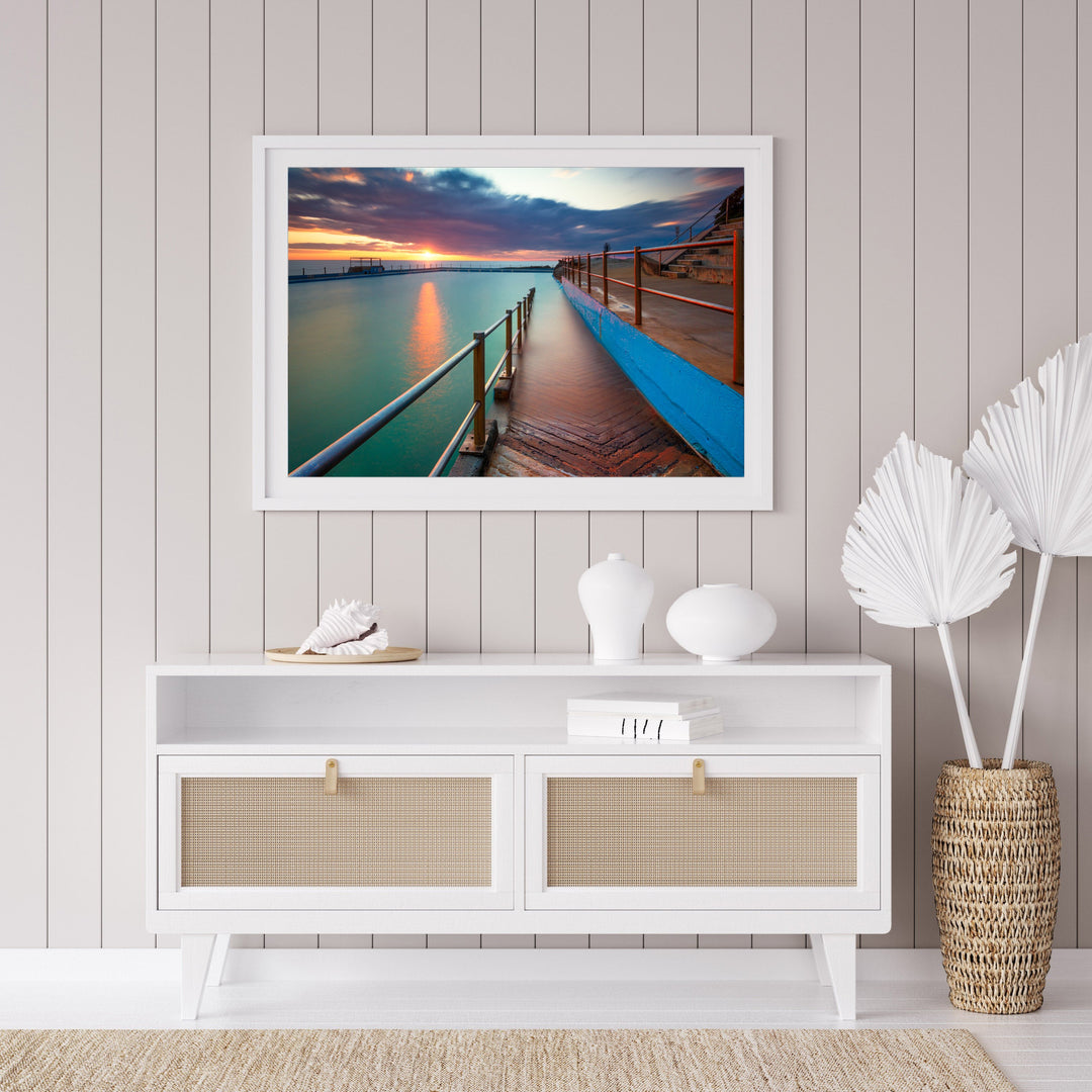 Solitude, Dee Why Rock Pool print