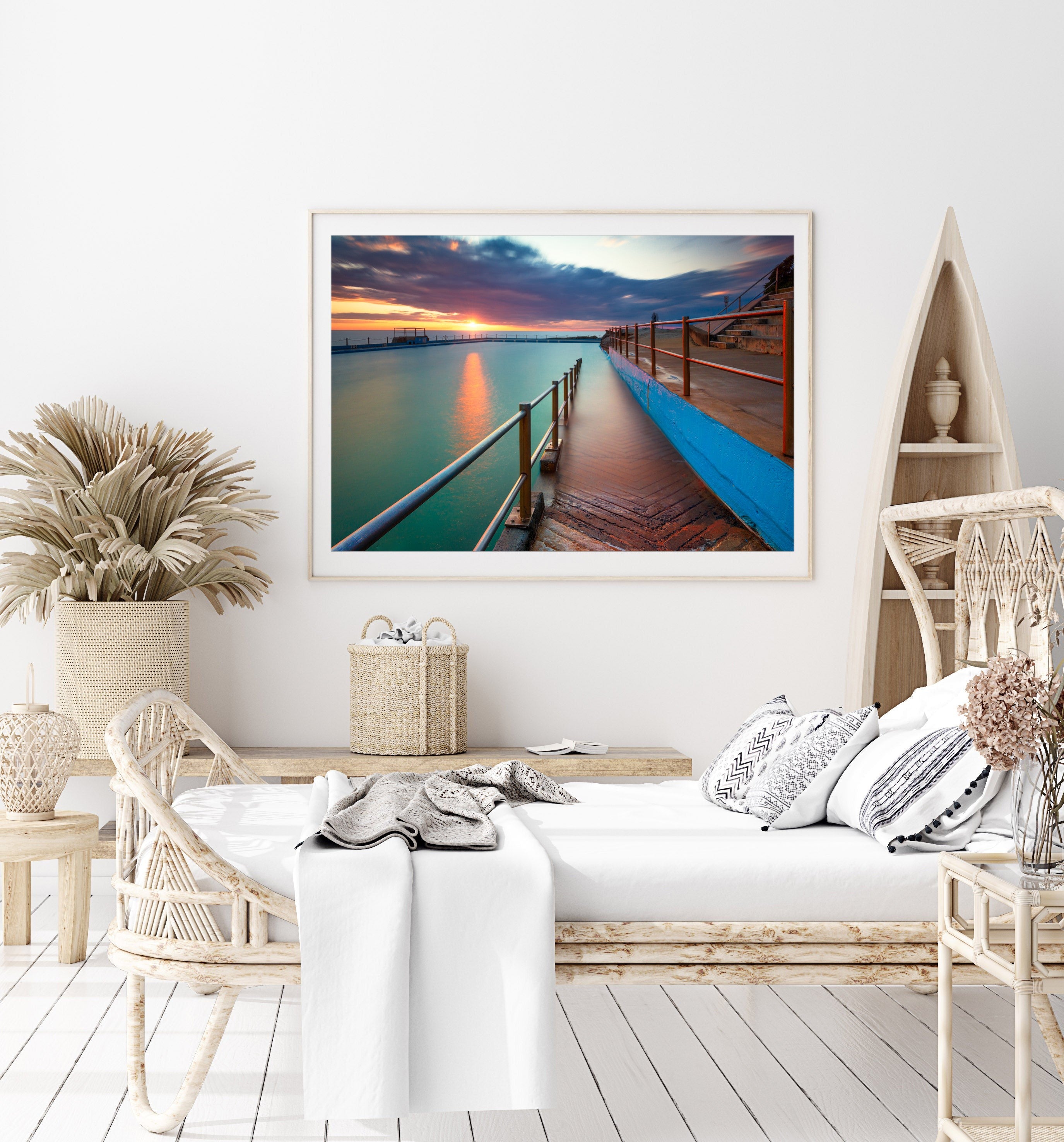 Solitude, Dee Why Rock Pool print