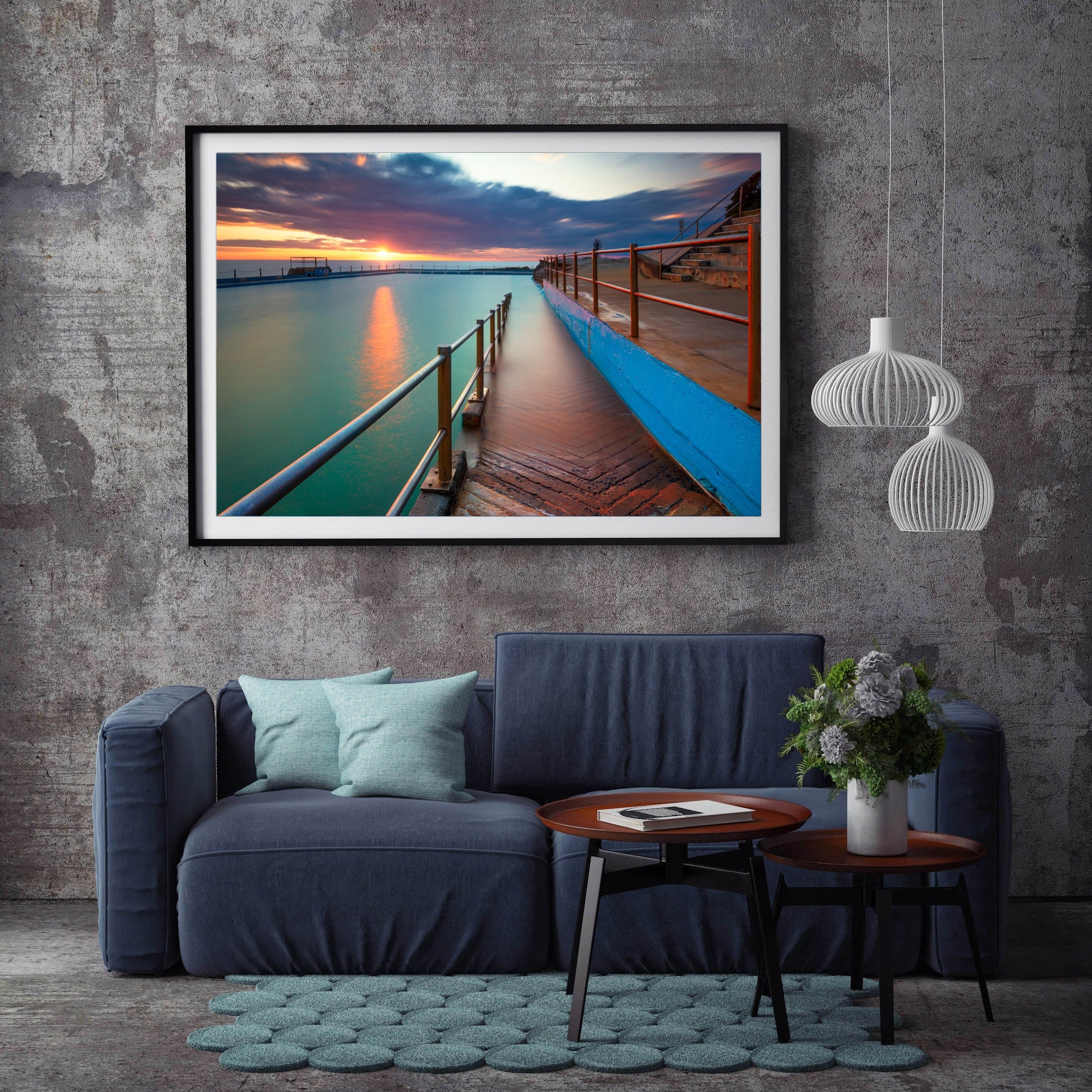 Solitude, Dee Why Rock Pool print