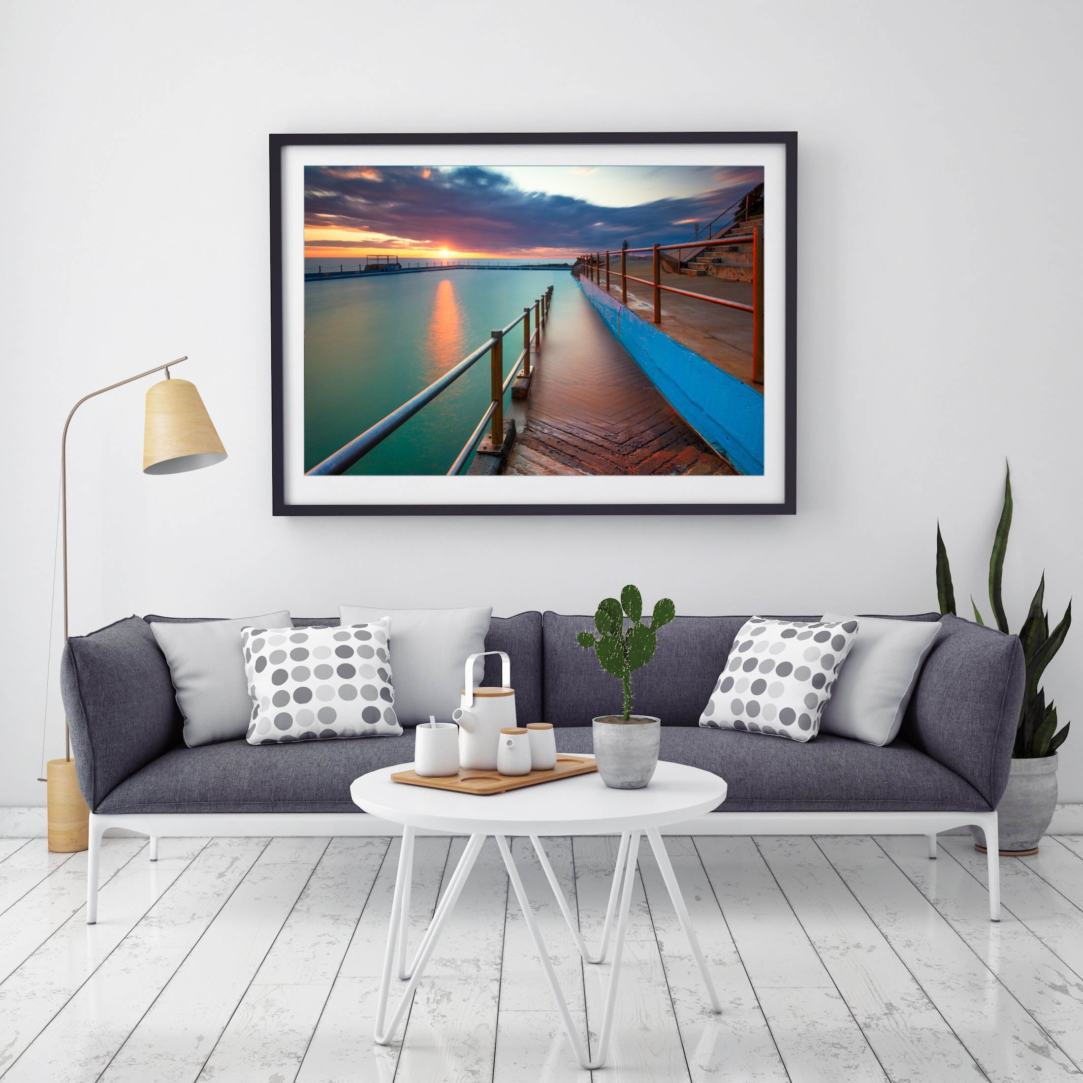 Solitude, Dee Why Rock Pool print