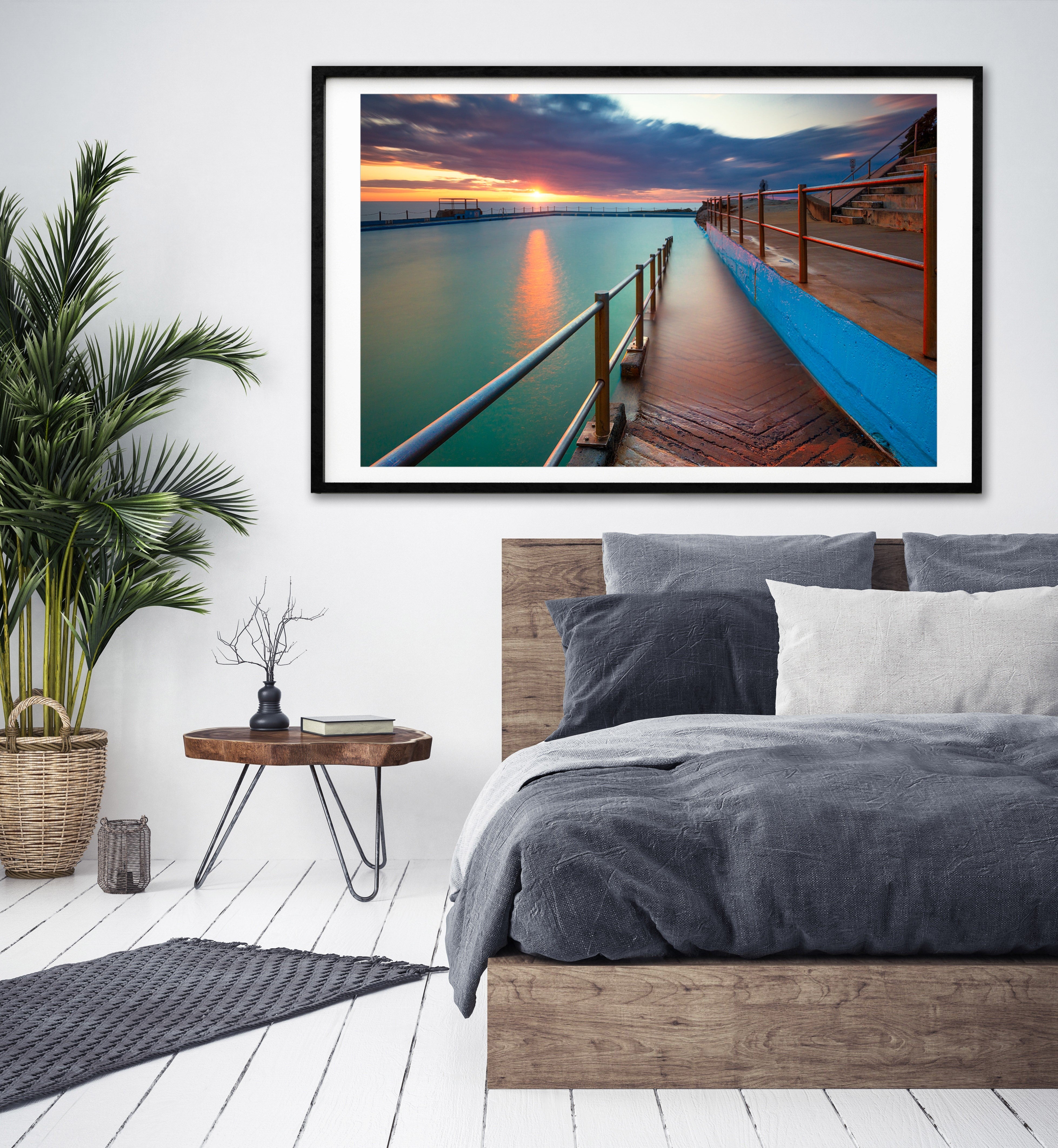 Solitude, Dee Why Rock Pool print