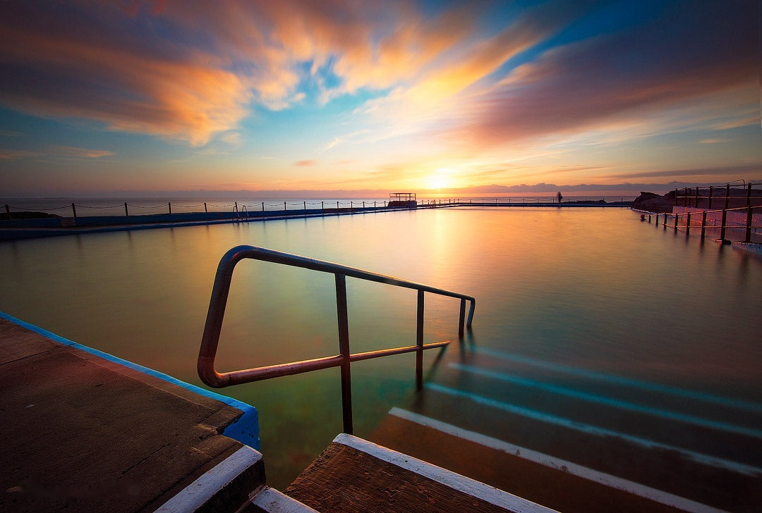 Stairway, Dee Why Rock Pool print