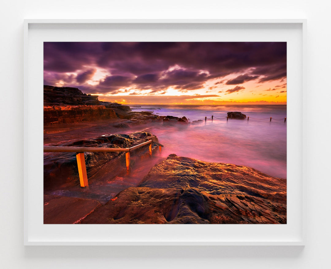 Stepping Down, Mahon Pool print
