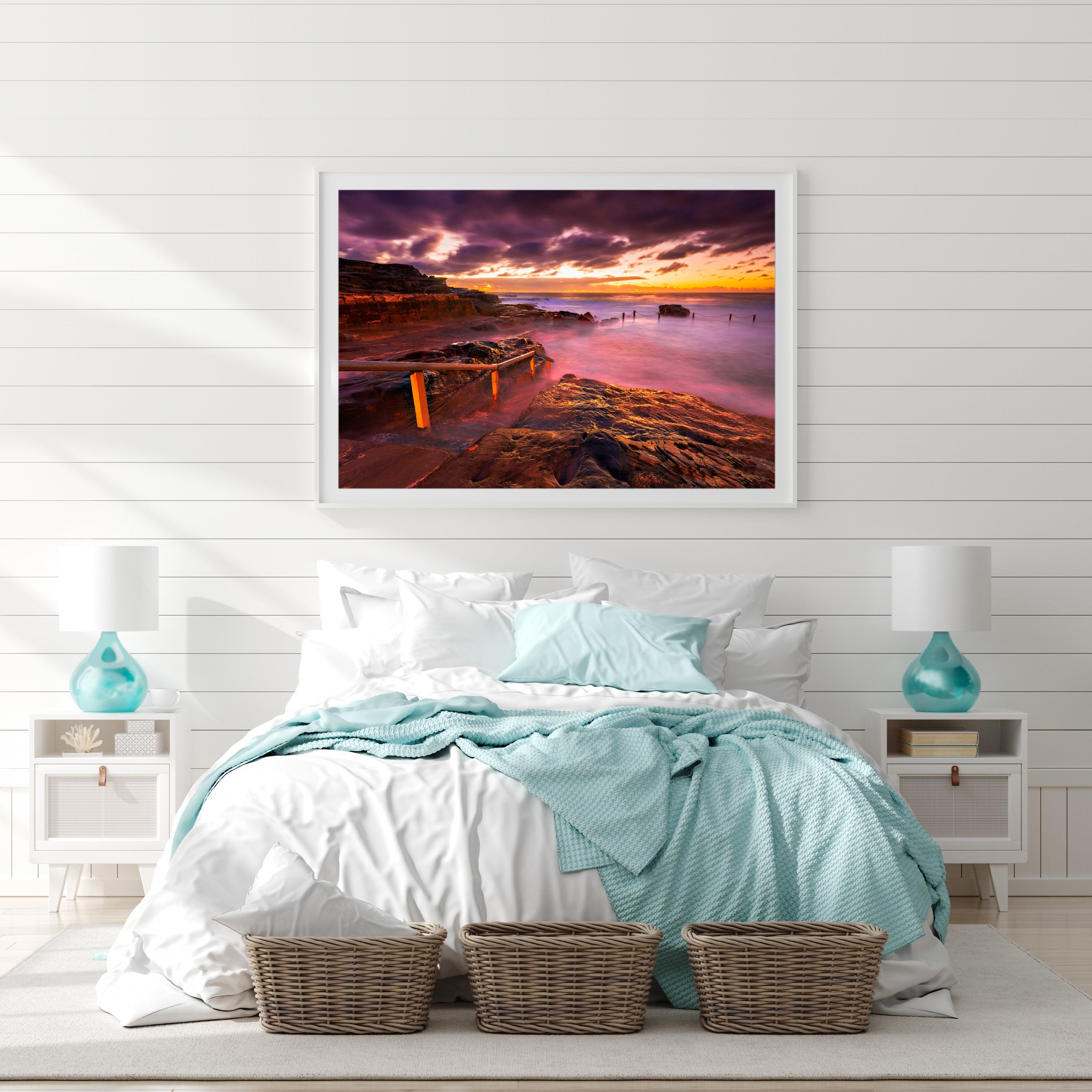 Stepping Down, Mahon Pool print