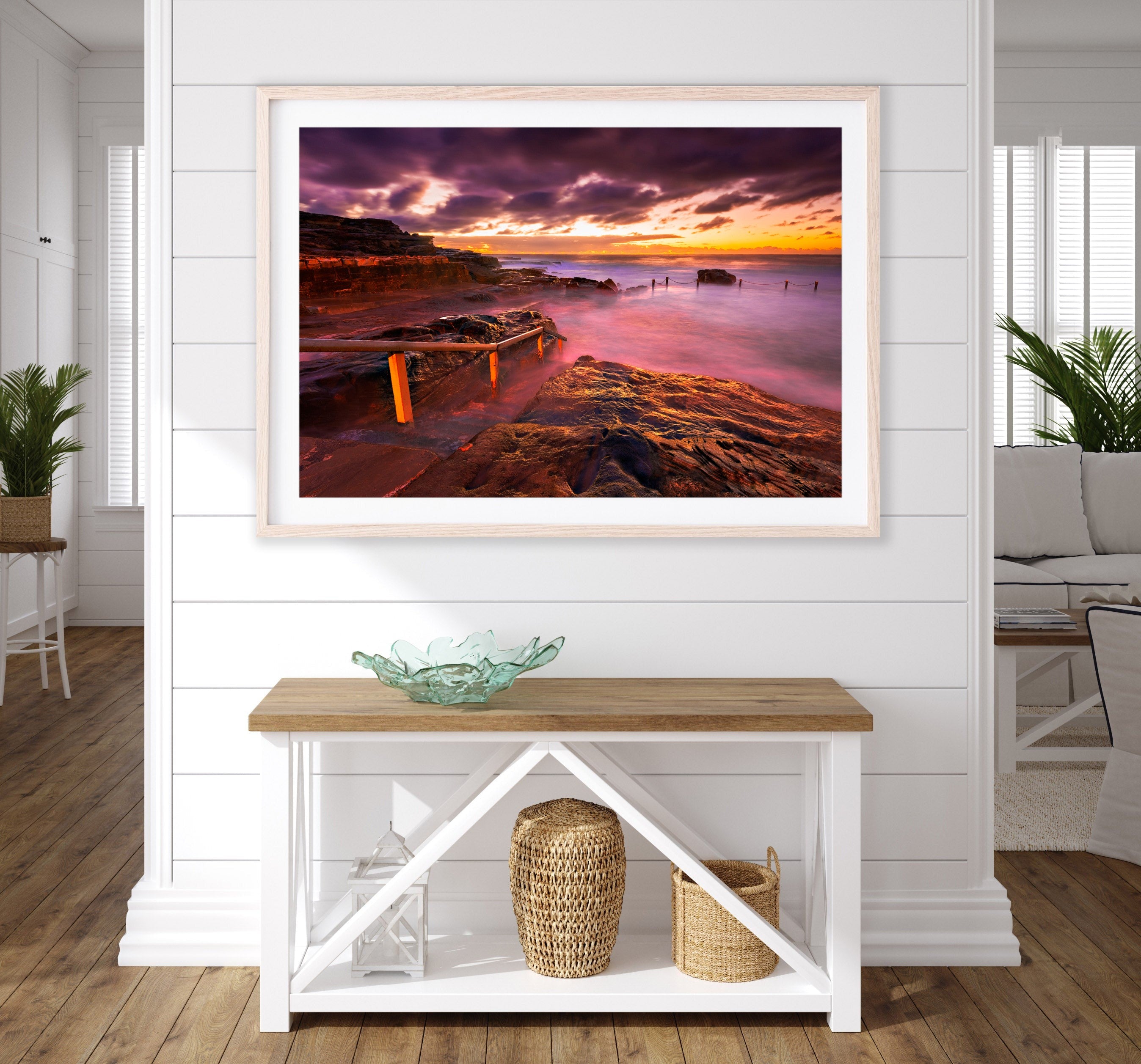 Stepping Down, Mahon Pool print