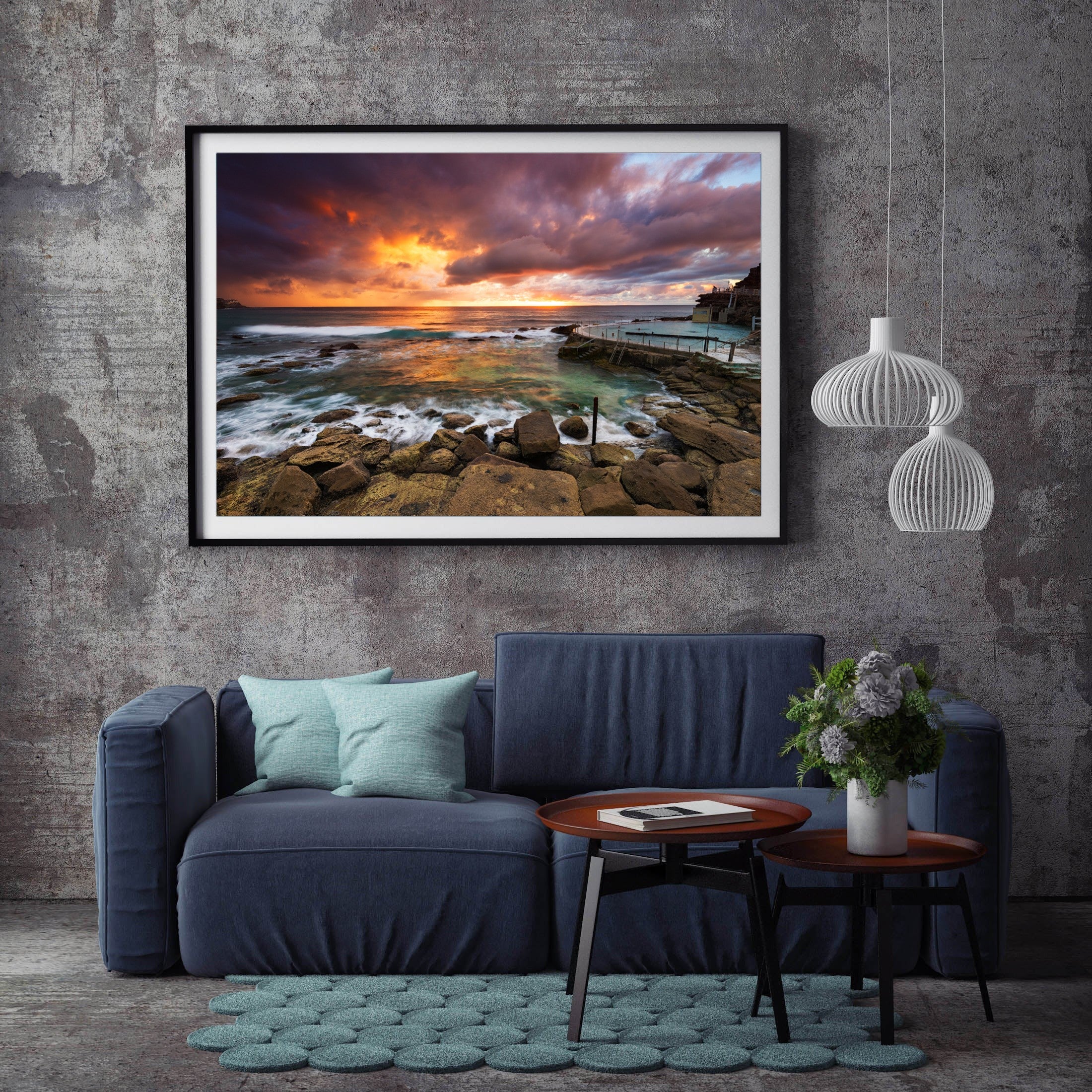 Stormy, Bronte Baths print