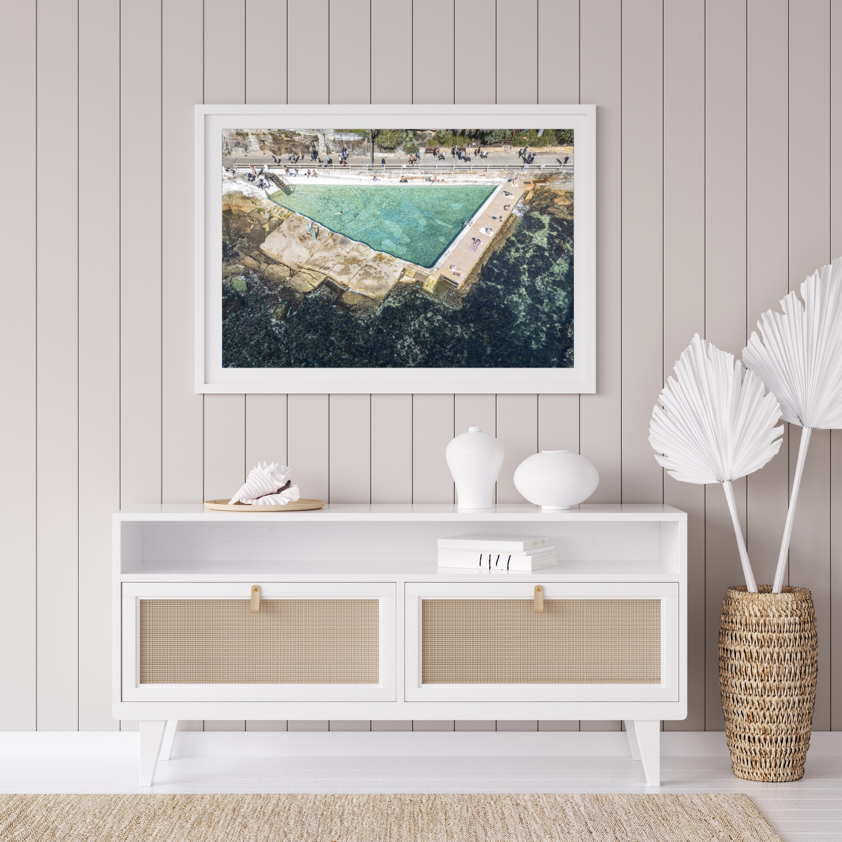 Strolling, Manly print