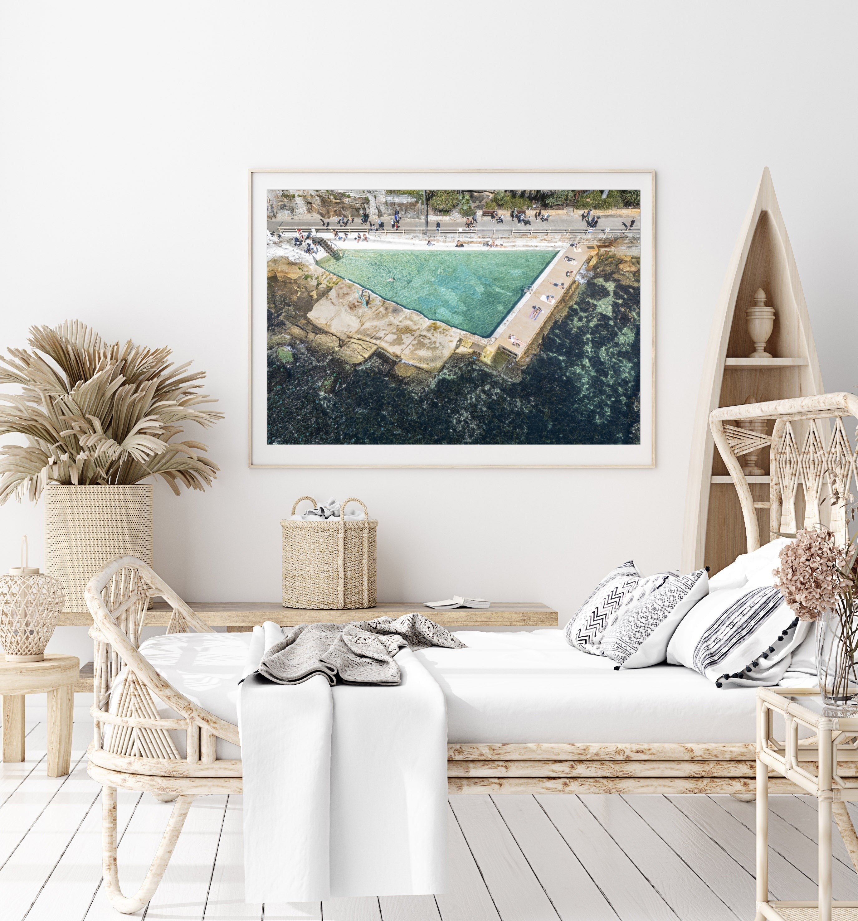 Strolling, Manly print