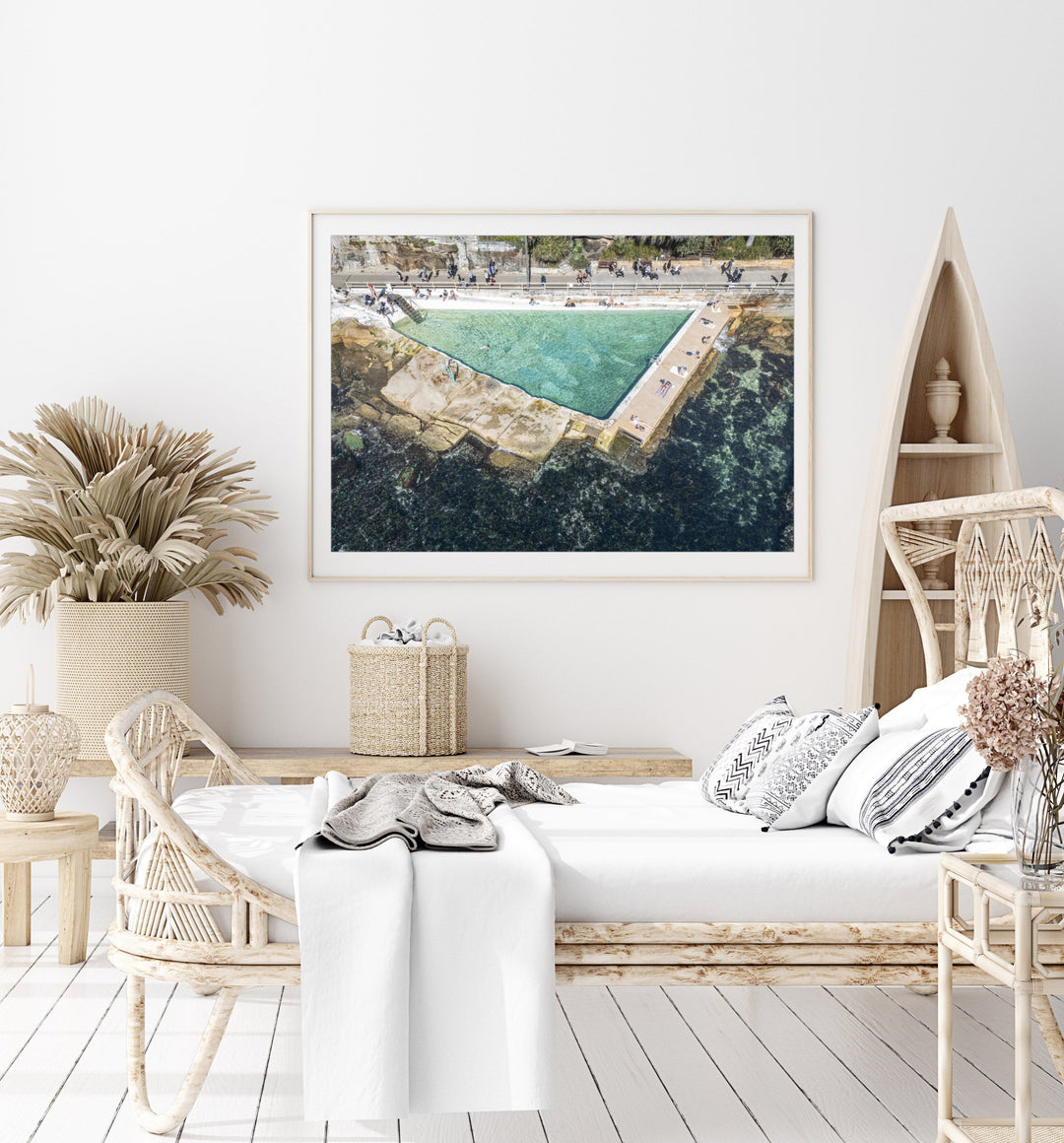 Strolling, Manly print