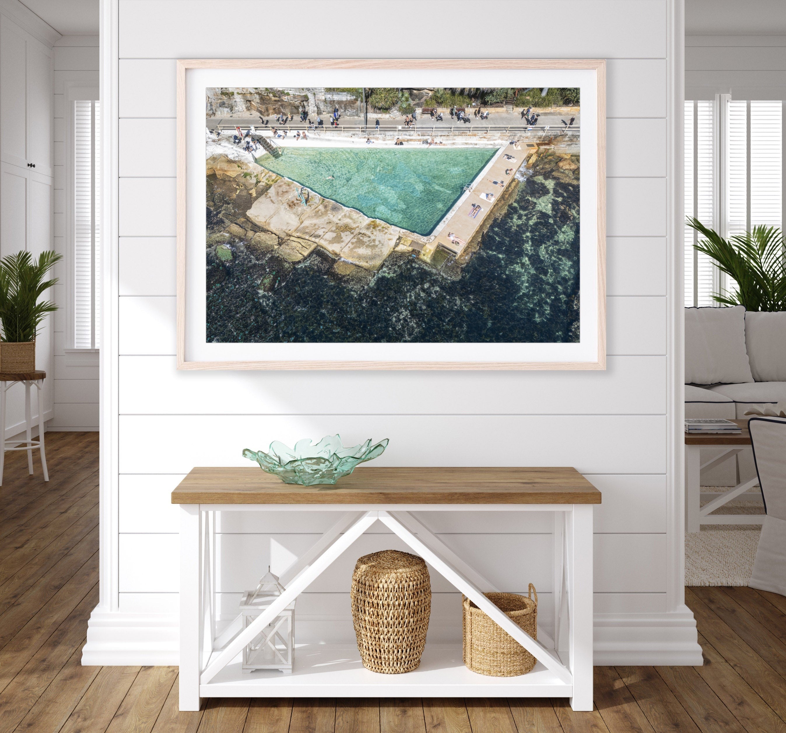 Strolling, Manly print
