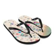 Flip-Flops/ Thongs with Bondi Beach aerial print