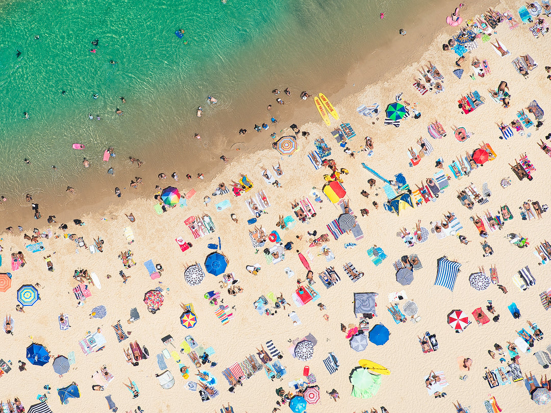 Summer Colours, Bondi Beach Beach print