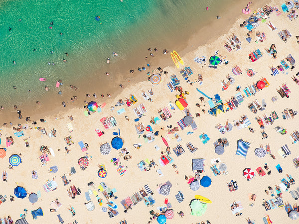 Summer Colours, Bondi Beach print