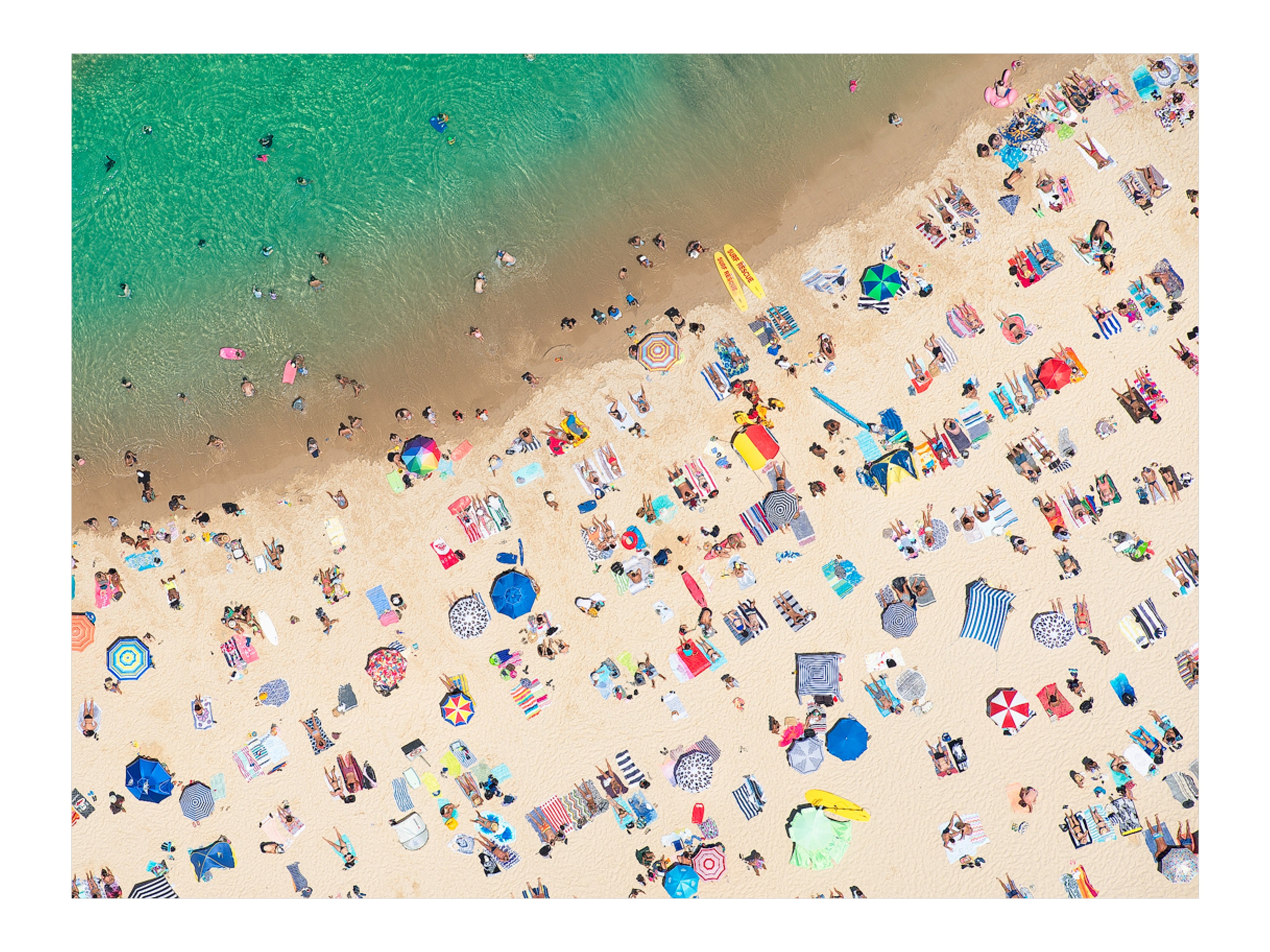 Summer Colours, Bondi Beach print