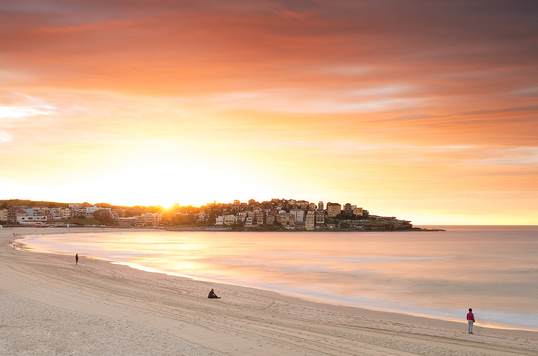 Sun Salute, Bondi Beach Beach print
