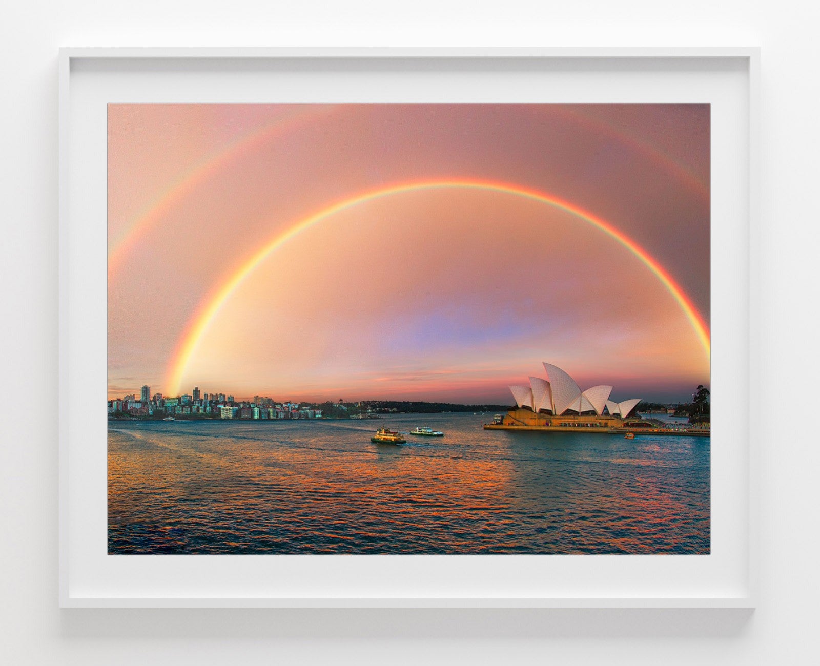 Sunset Bows, Sydney Harbour print