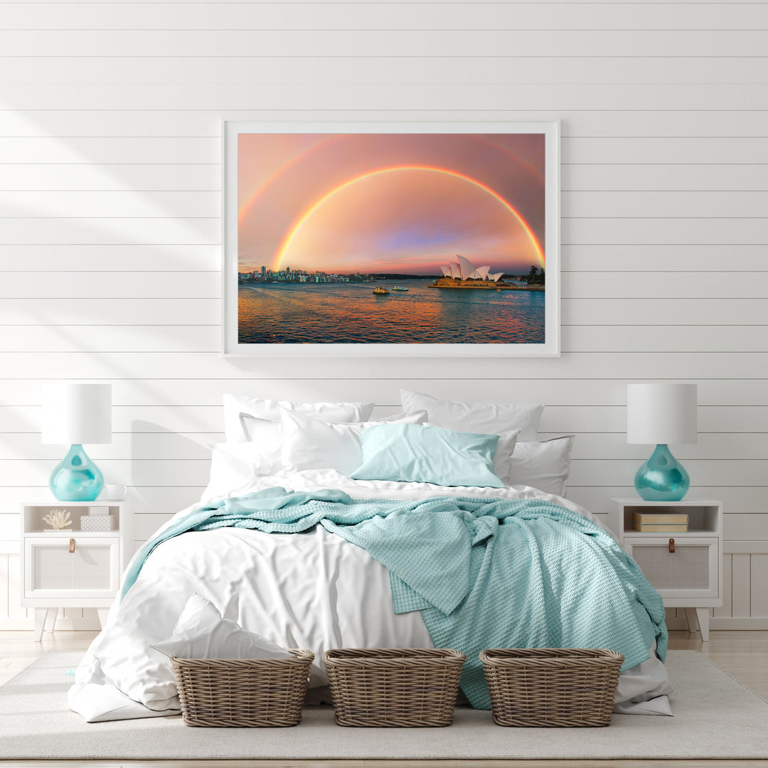 Sunset Bows, Sydney Harbour print