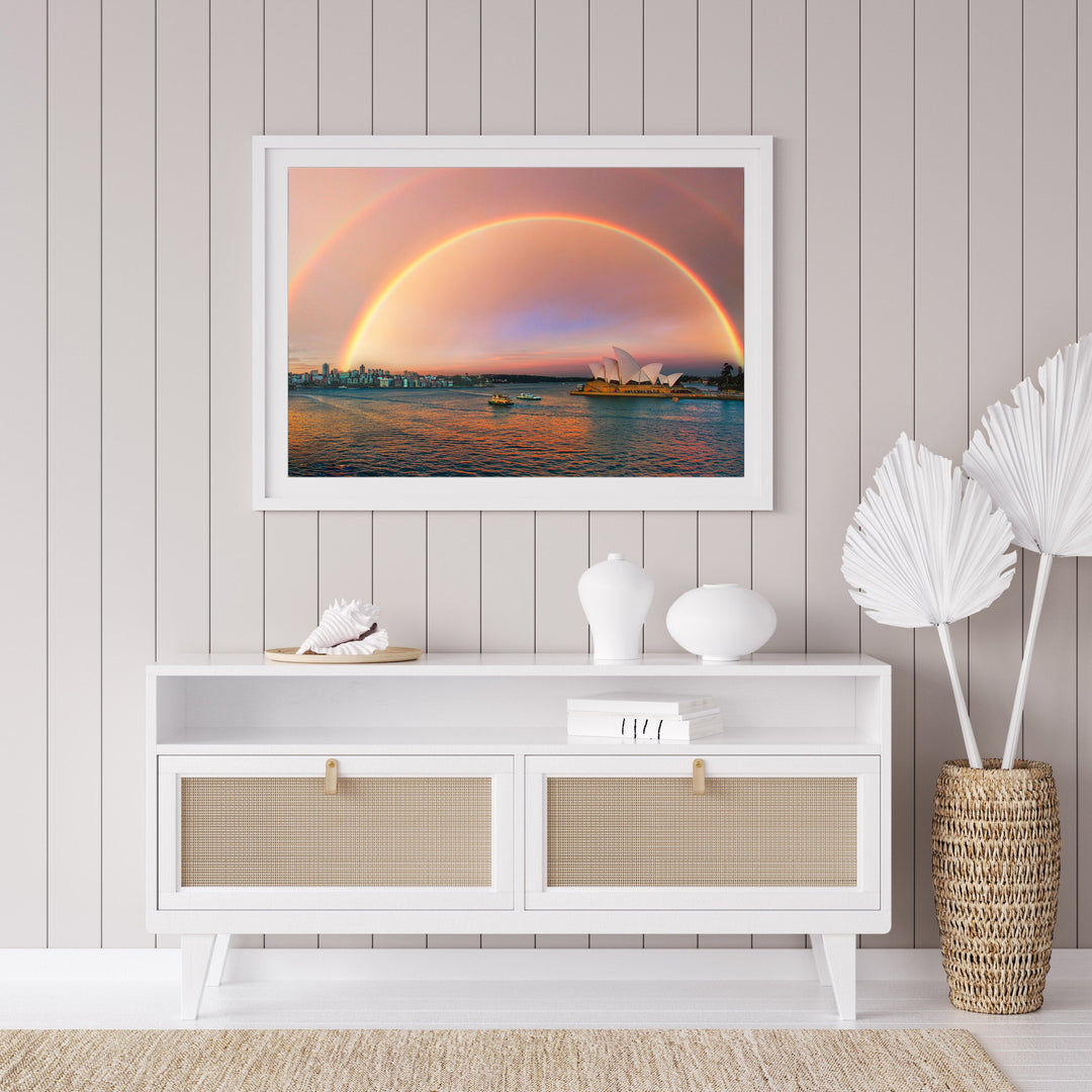 Sunset Bows, Sydney Harbour print